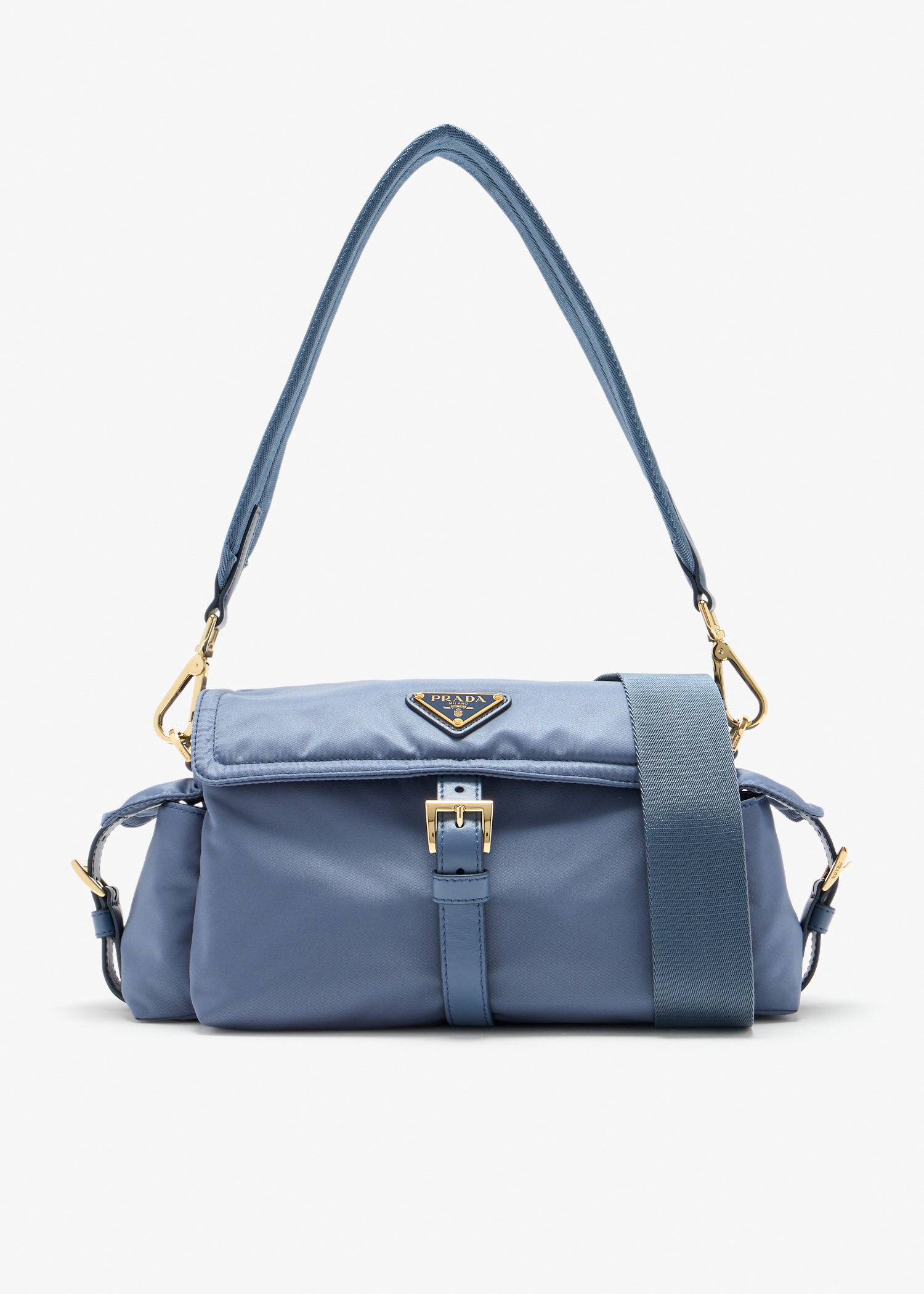 

Prada Explore Re-Nylon medium shoulder bag, Blue