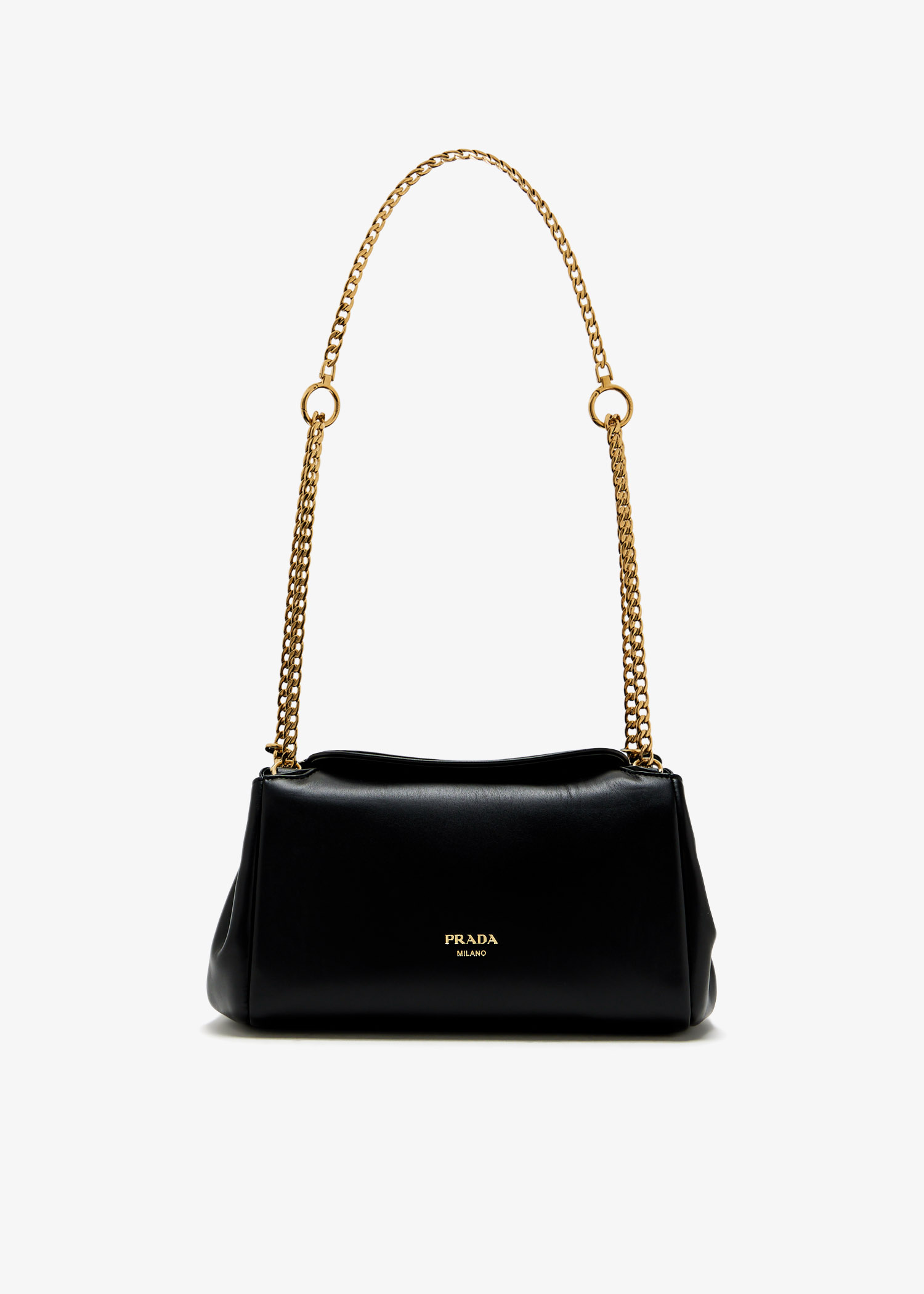 

Prada Tumulte small nappa leather bag, Black