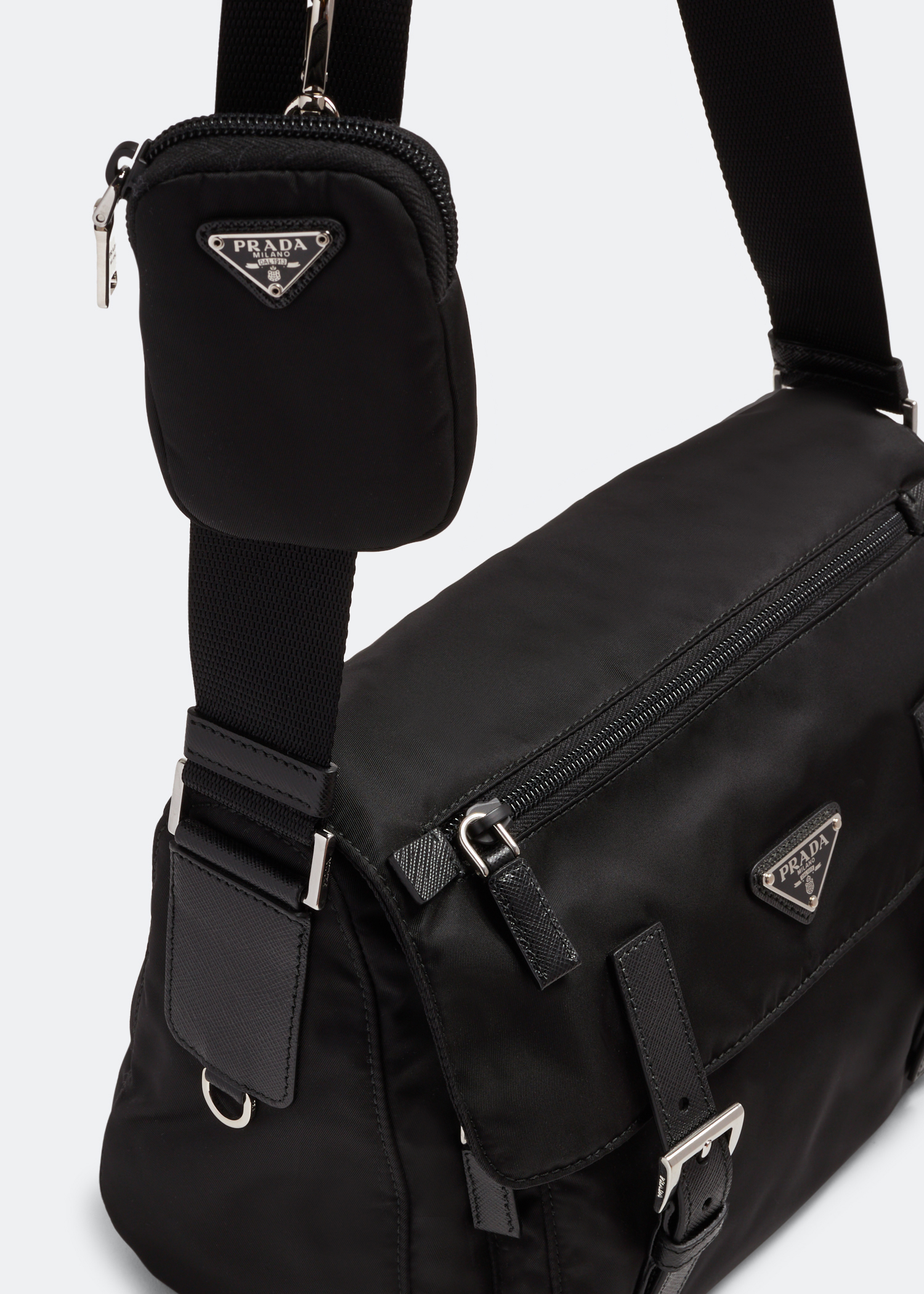 Prada Re-Nylon shoulder bag for Women - Black in UAE | Level Prada Re-Nylon shoulder bag for Women - Black in UAE | Level