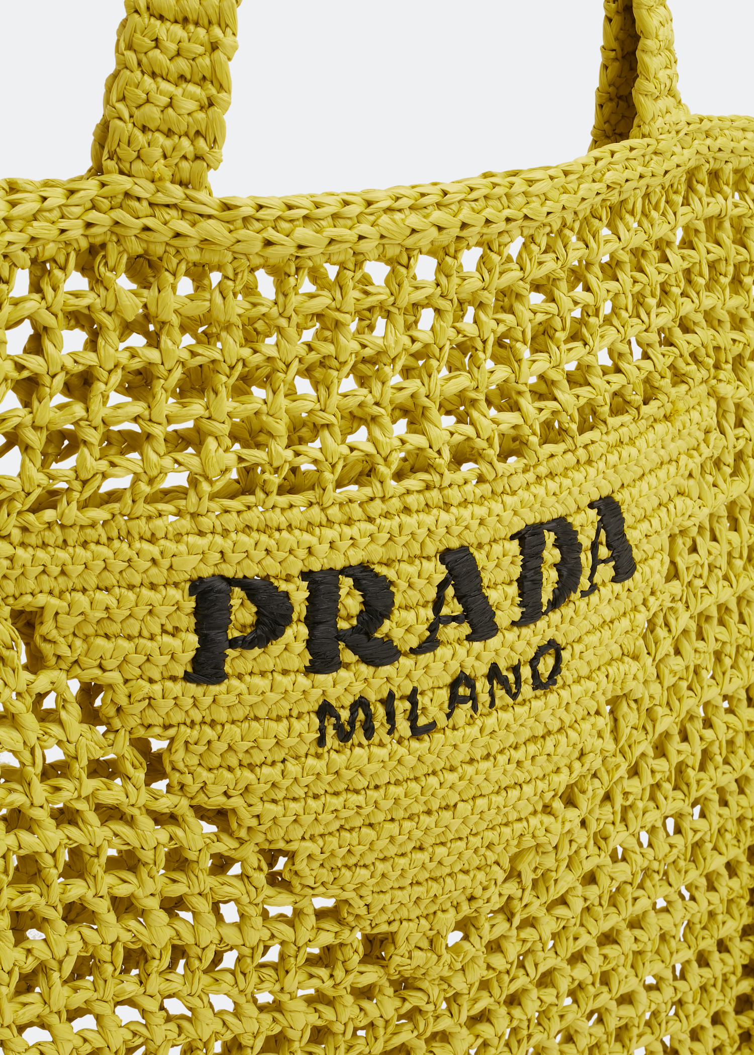 

Raffia tote bag, Green