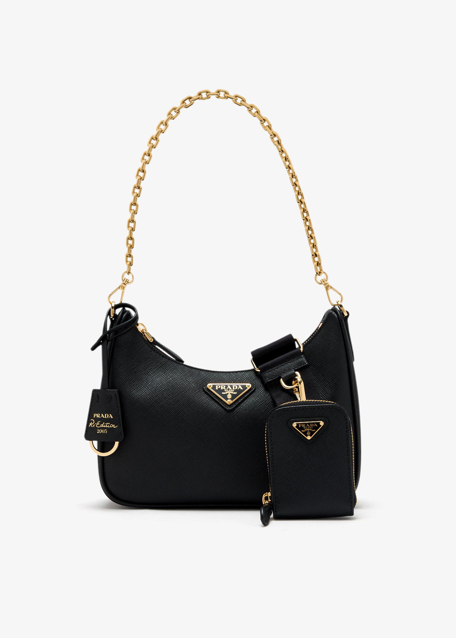 

Prada Re-Edition 2005 Saffiano leather bag, Black