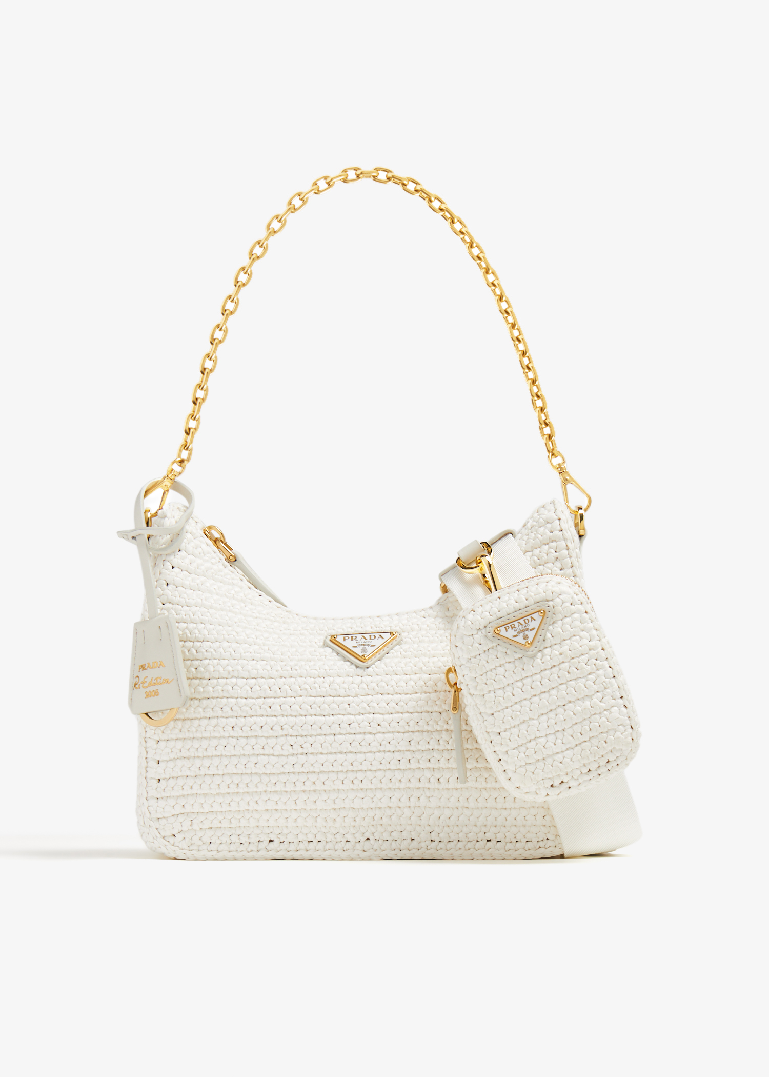 

Re-Edition 2005 crochet bag, White
