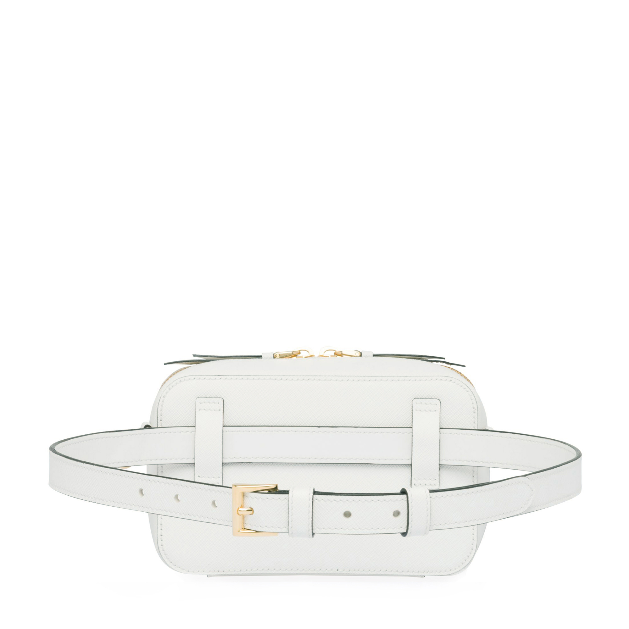 

Odette leather belt bag, White