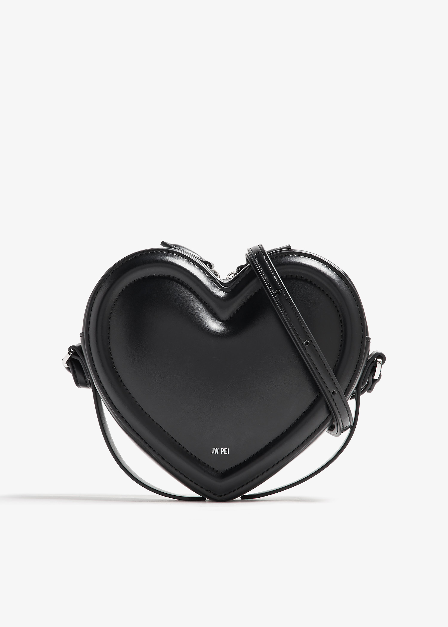 

Arlene heart-shaped bag, Black