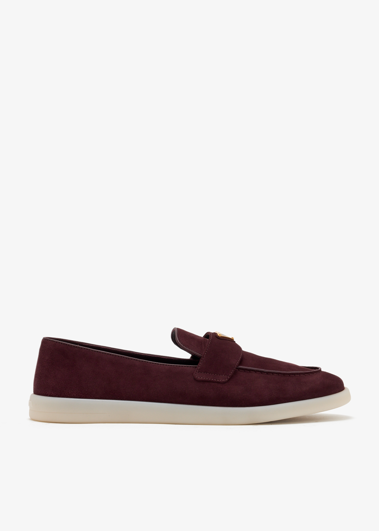 

Suede loafers, Burgundy