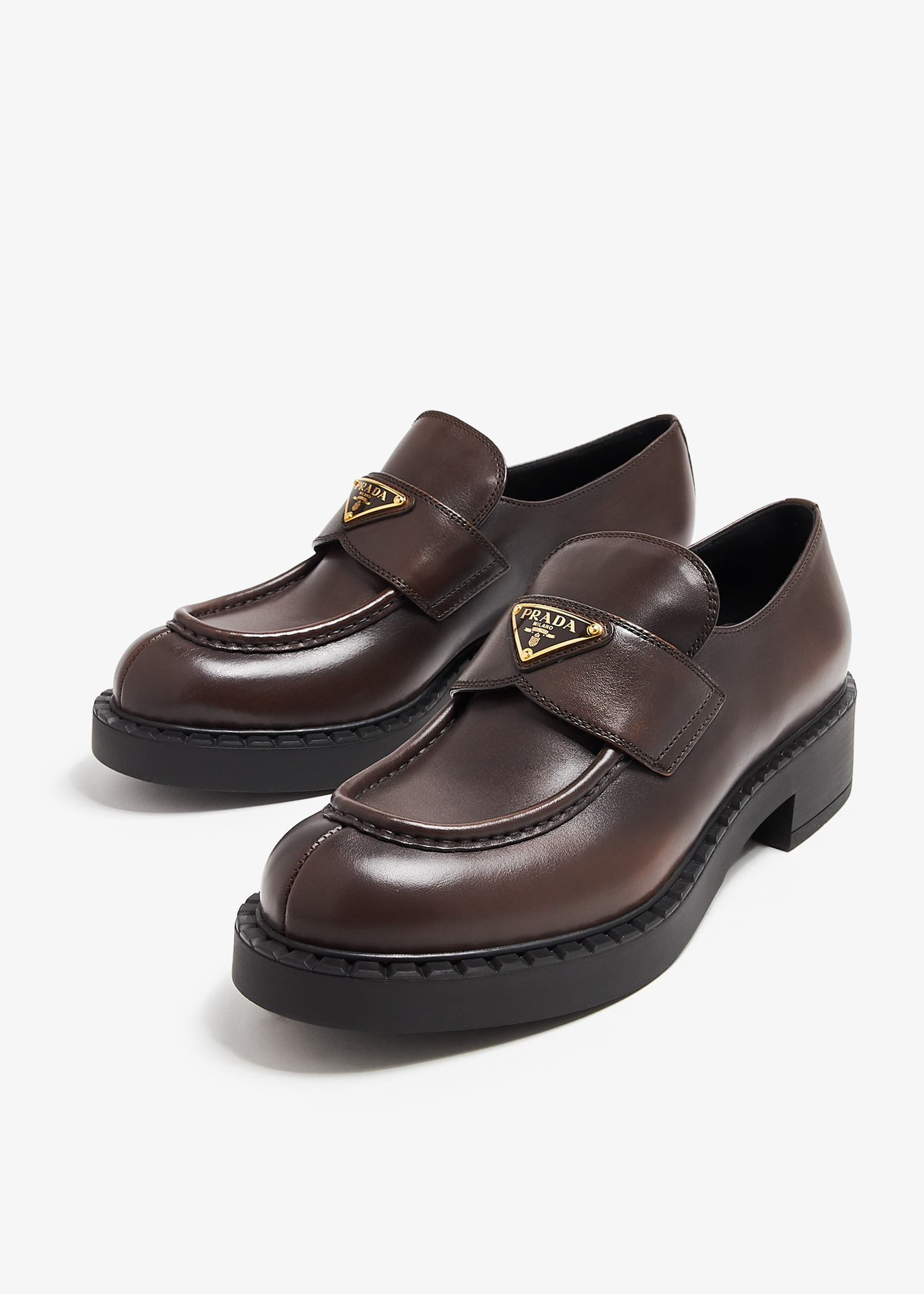 Prada penny loafers womens shop