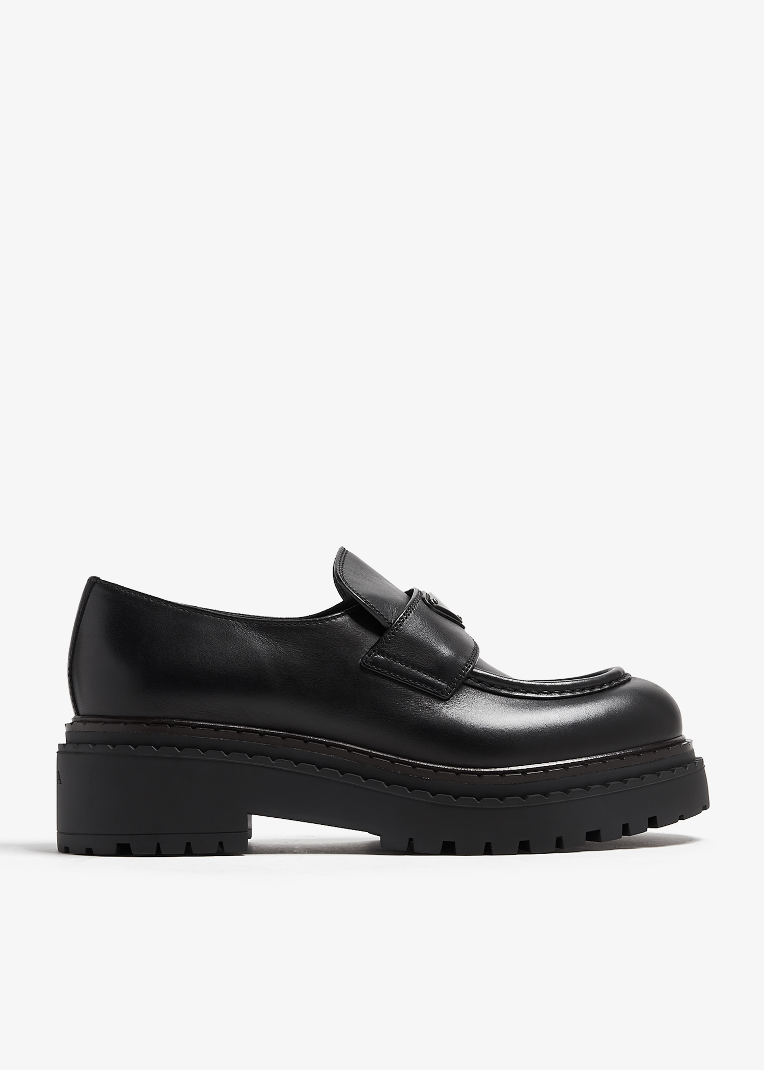

Double Chocolate Leather loafers, Black