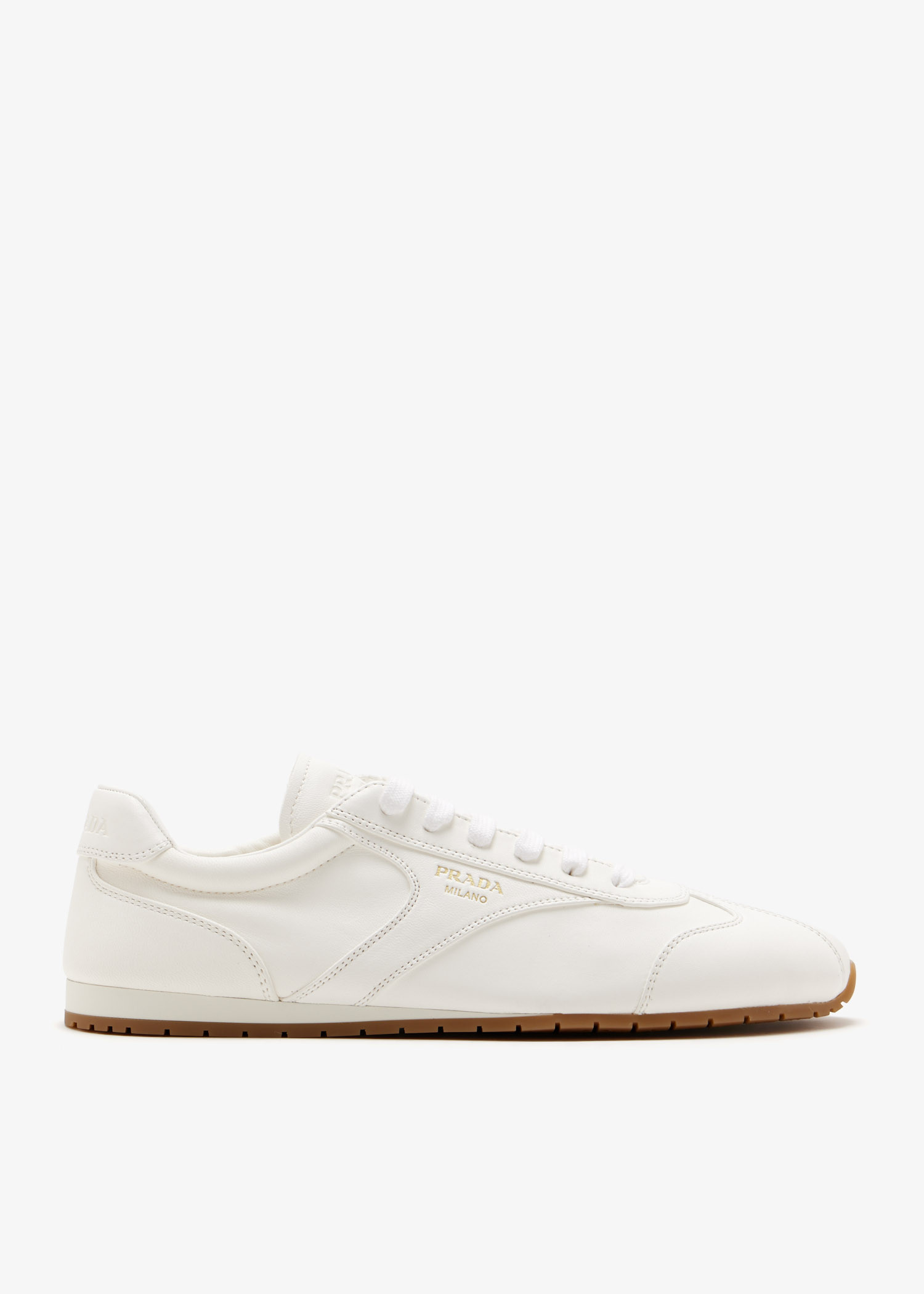 

Nappa leather sneakers, Cream