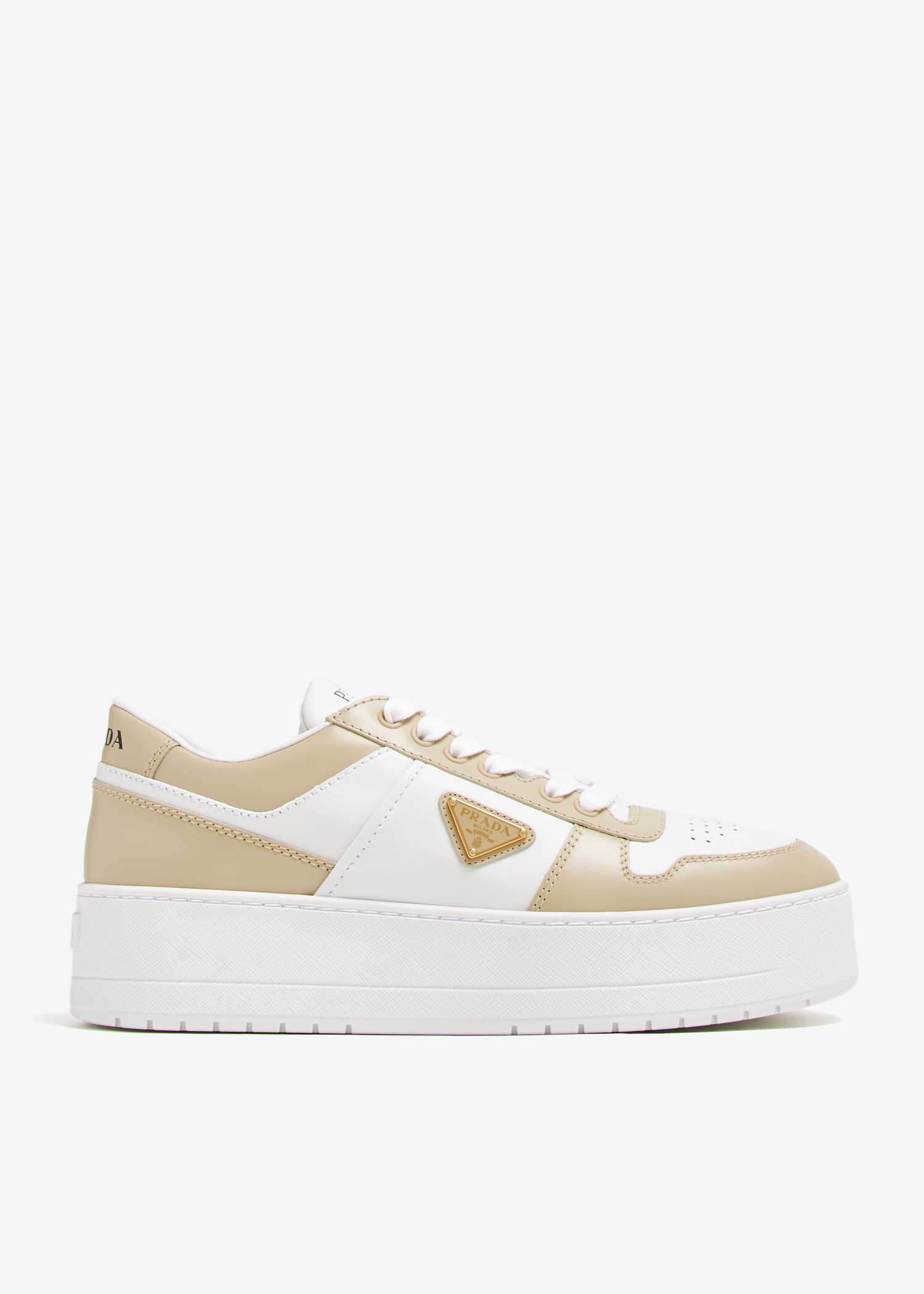 

Downtown Bold leather sneakers, White