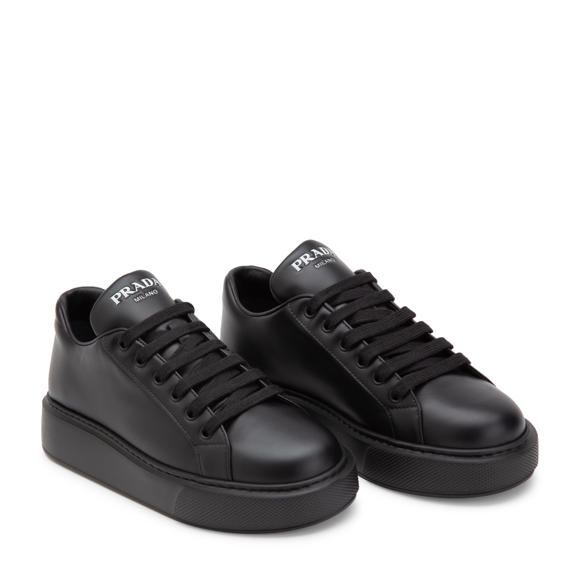 

Leather sneakers, Black