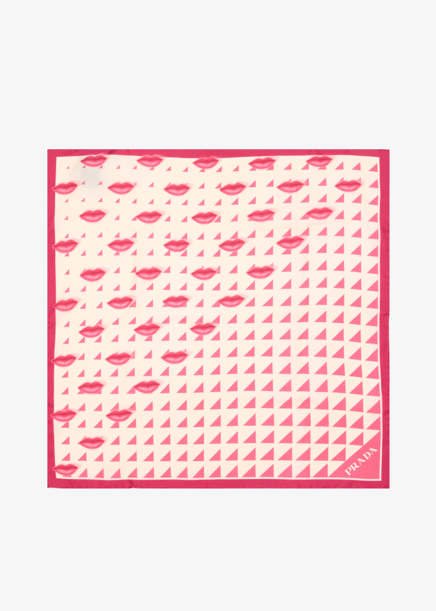 

Printed silk twill scarf