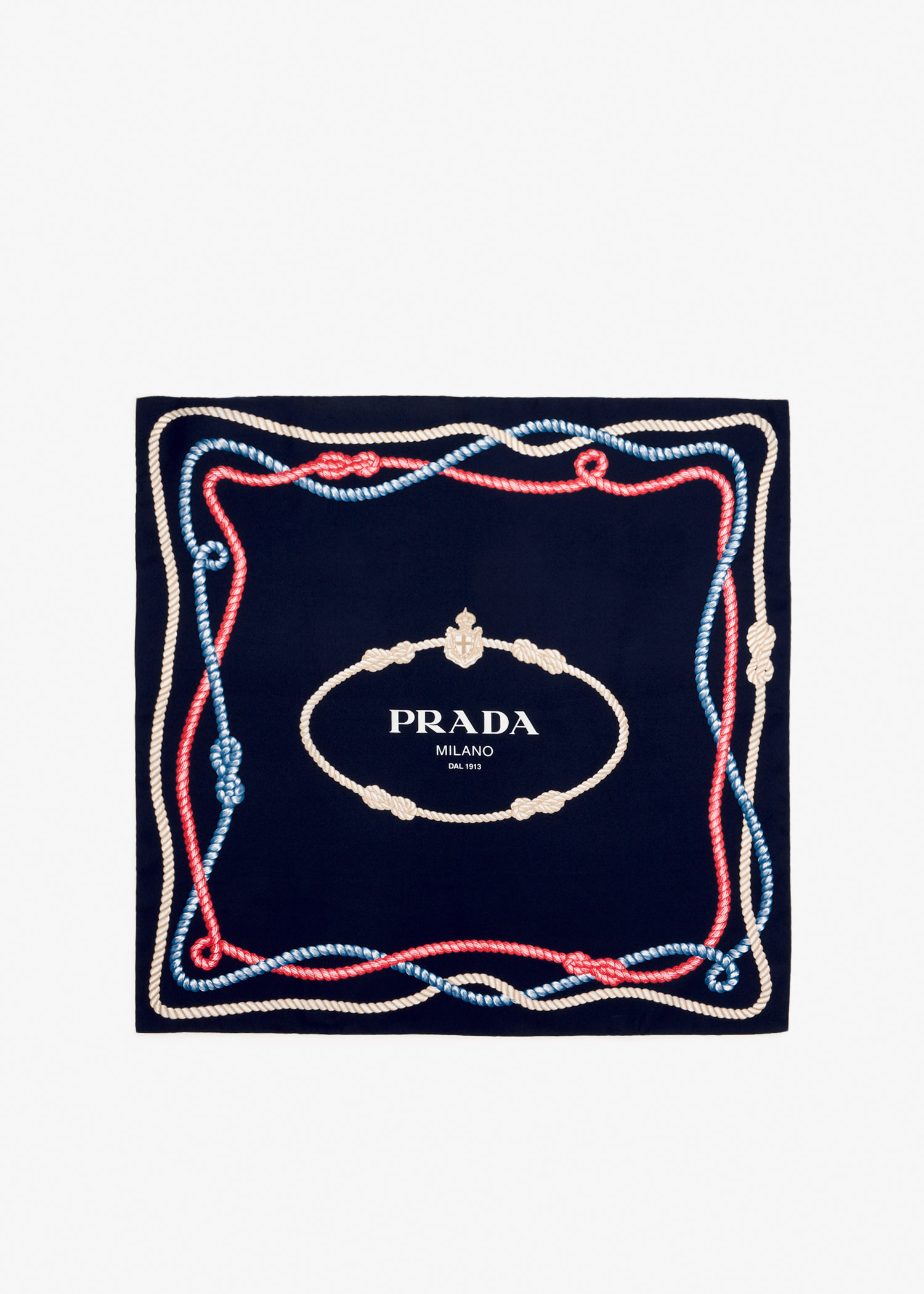 

Printed silk twill scarf