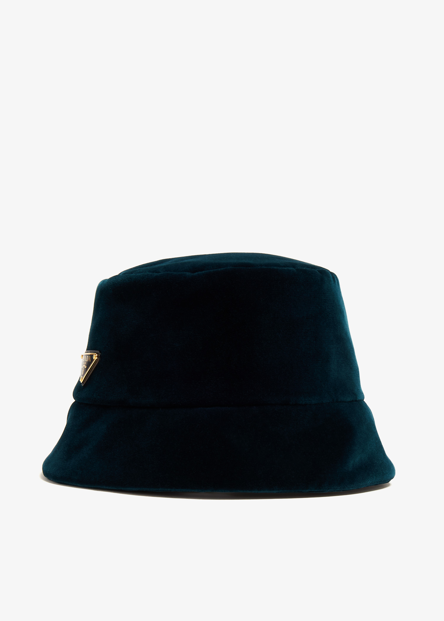 Brandol / PRADA プラダ 帽子 三角ロゴ バケットハット Mサイズ
