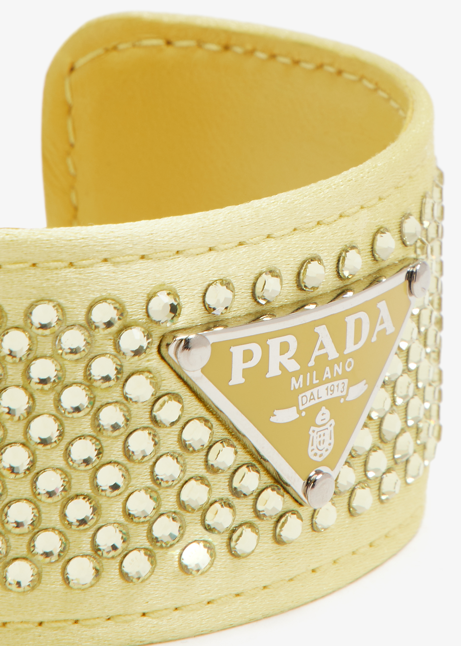 

Silk-satin bracelet, Yellow