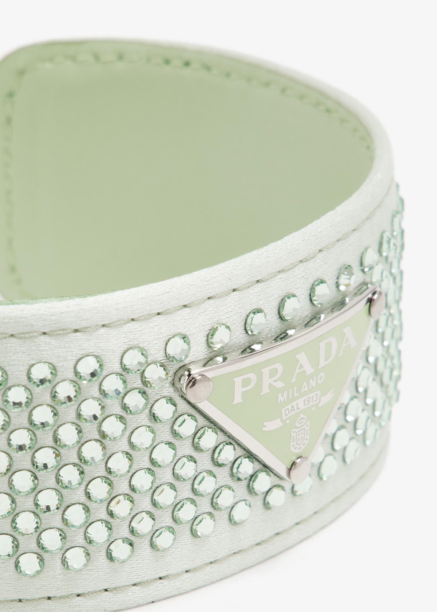 

Silk-satin bracelet, Green