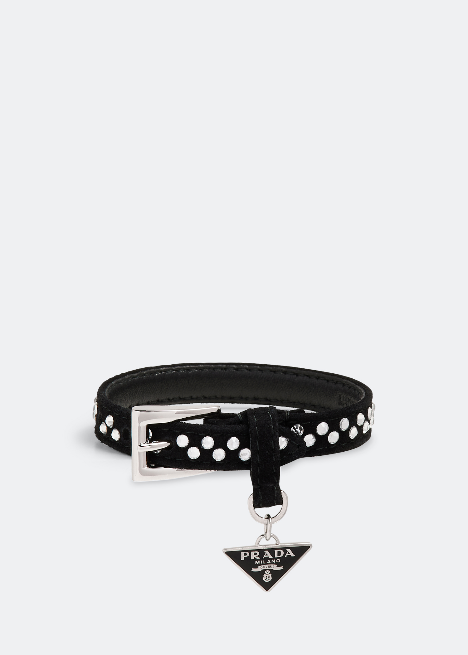 PRADA Women's Bracelet/Wristband Leather in Blue | REBELLE