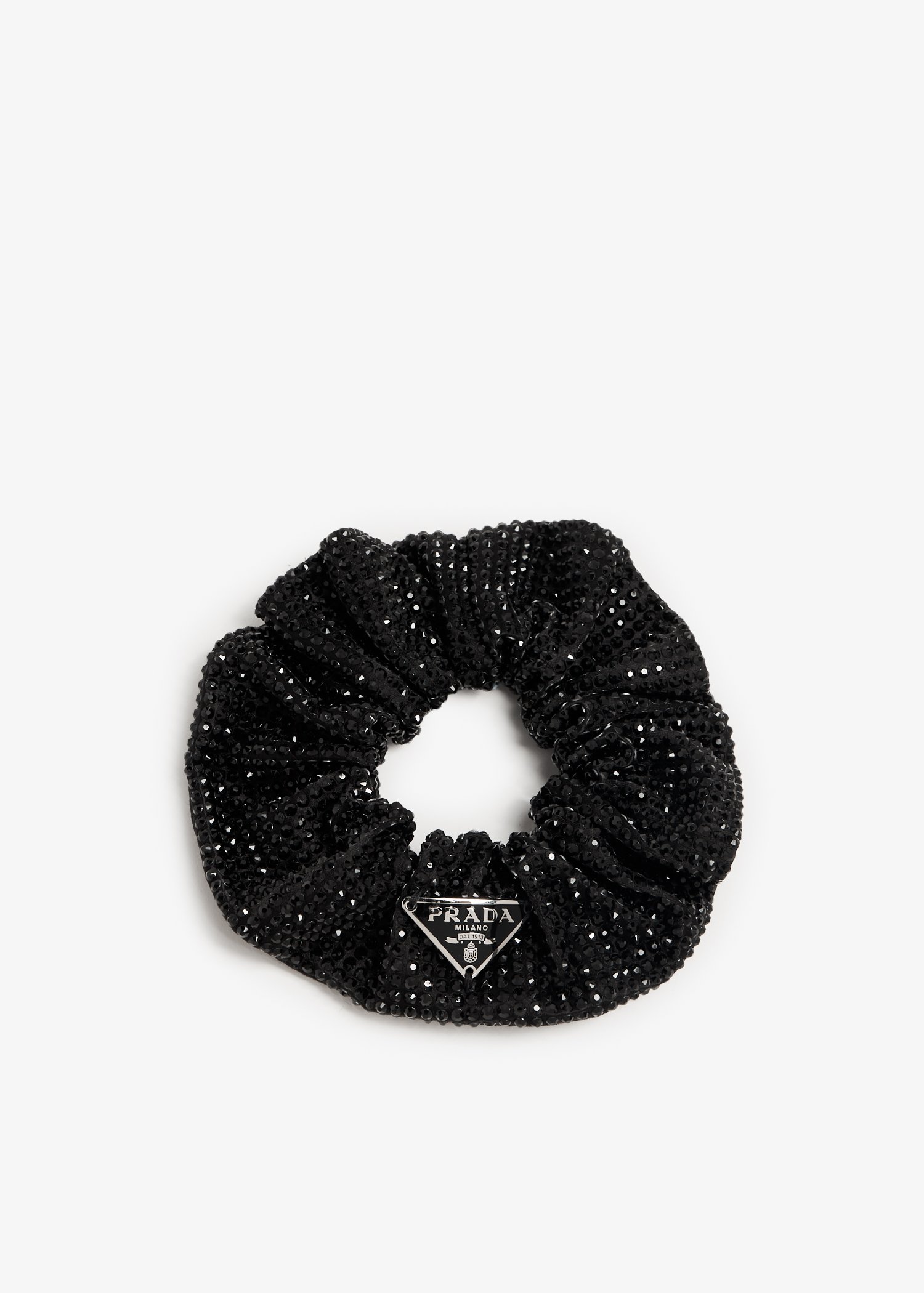 

Satin scrunchie, Black