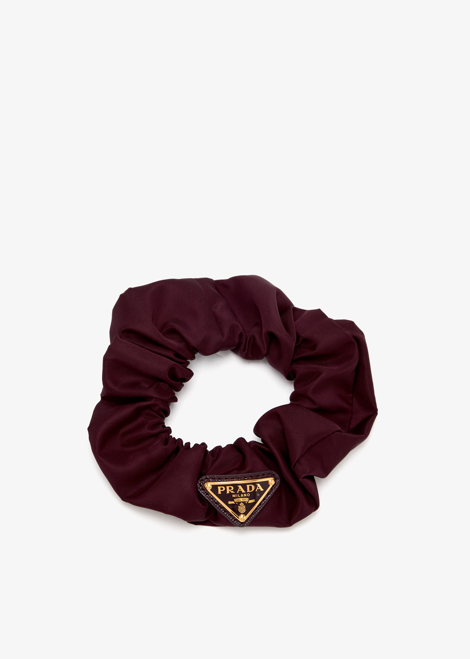 

Re-Nylon scrunchie, Burgundy
