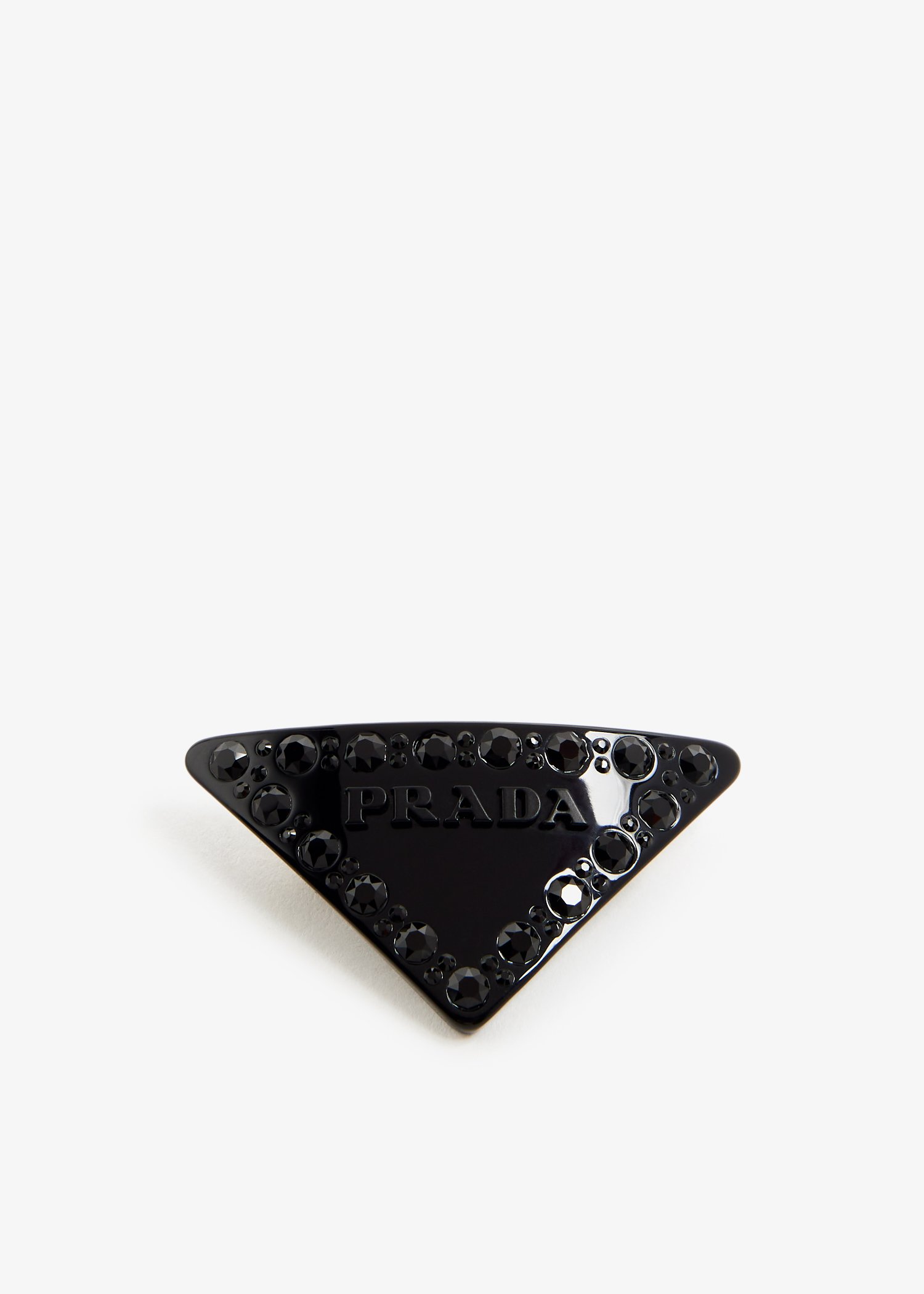 

Plexiglass hair clip, Black
