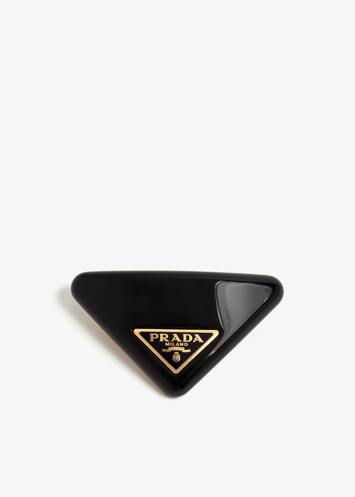 

Plexiglas hair clip, Black