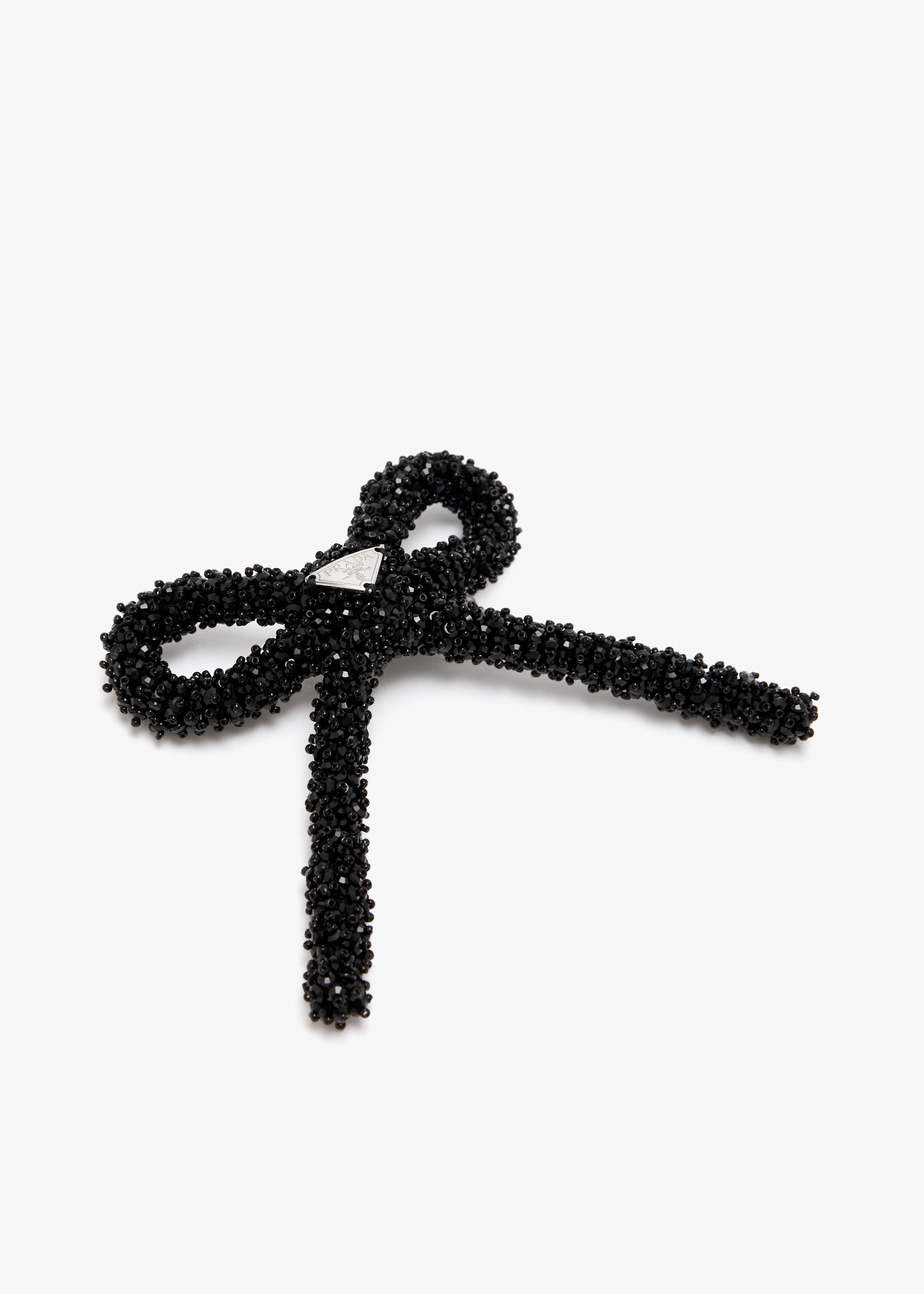 

Crystals hair clip, Black