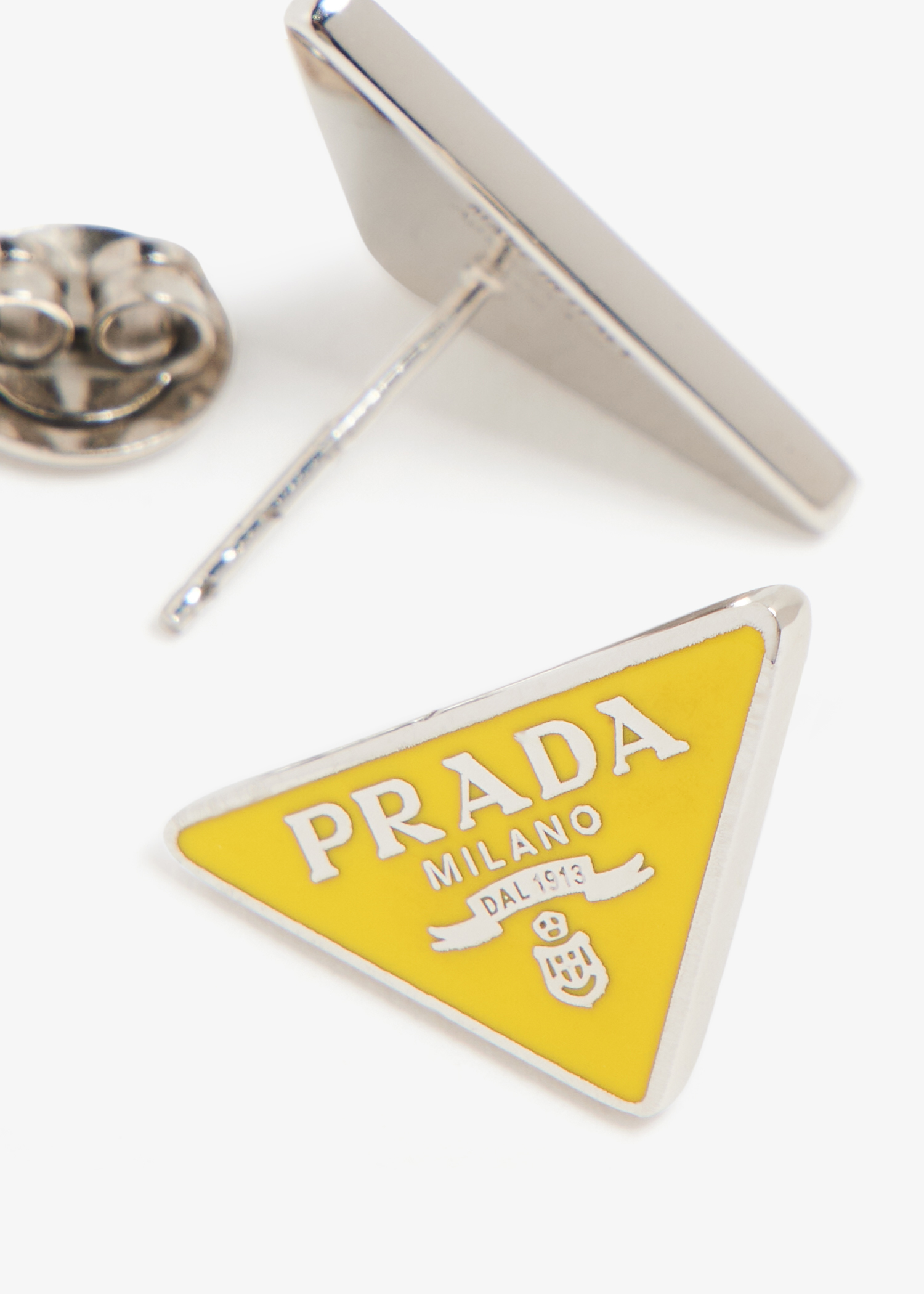 

Prada Symbole earrings, Yellow