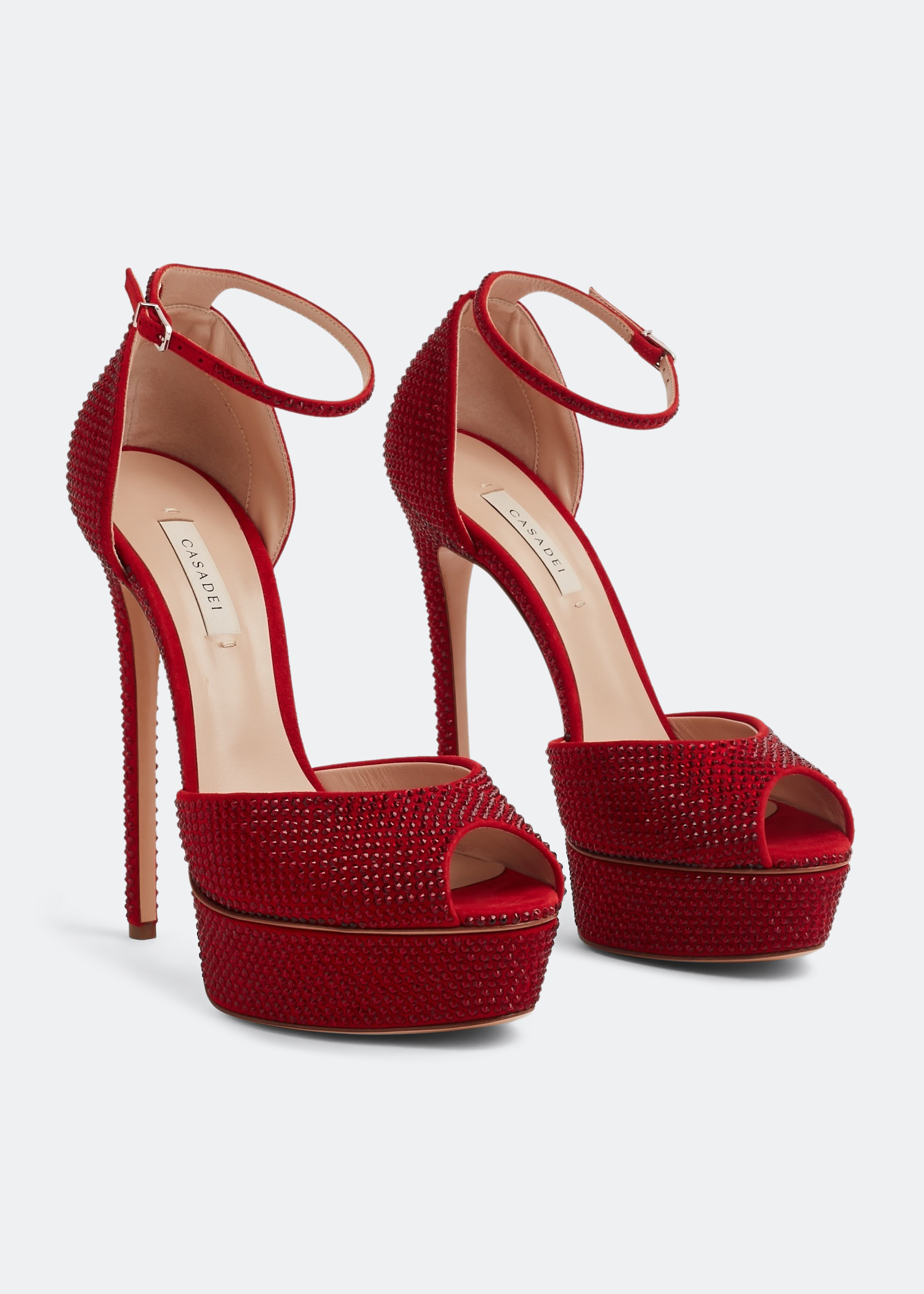 Casadei Flora Milky Way sandals for Women Red in KSA Level Shoes
