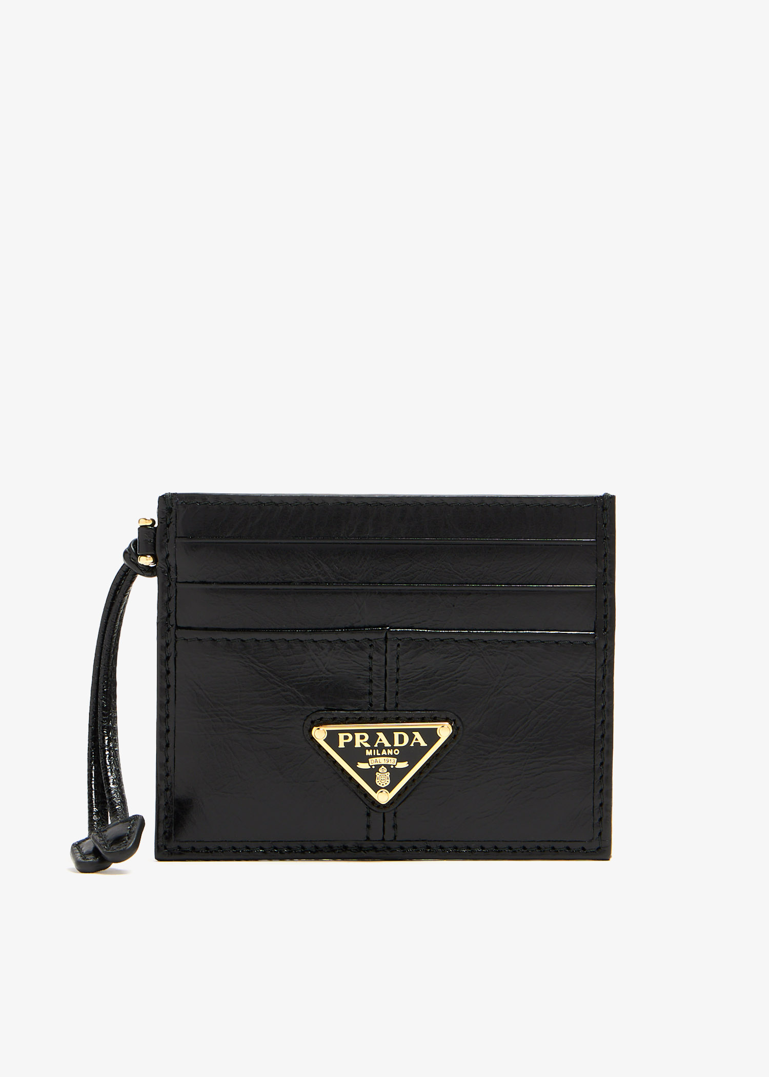 

Leather card holder, Black