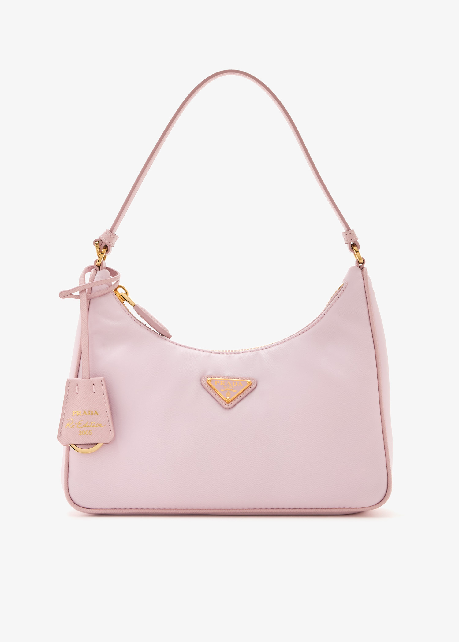 

Prada Re-Edition 2005 Re-Nylon and Saffiano mini bag, Pink