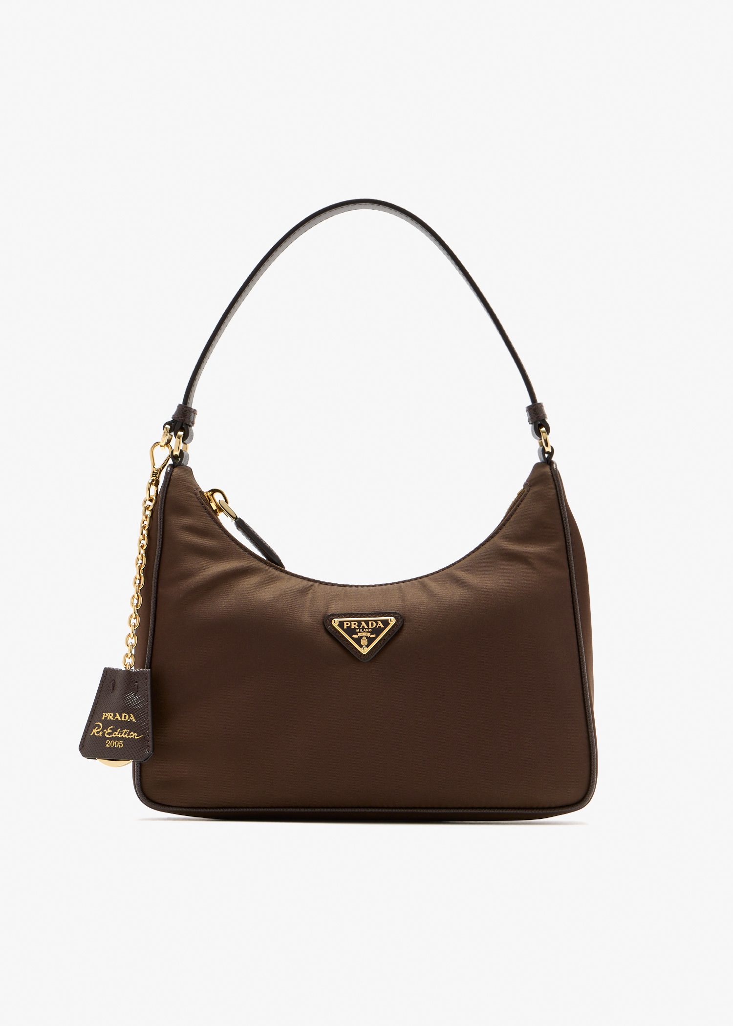 

Prada Re-Edition 2005 Re-Nylon and Saffiano mini bag, Brown