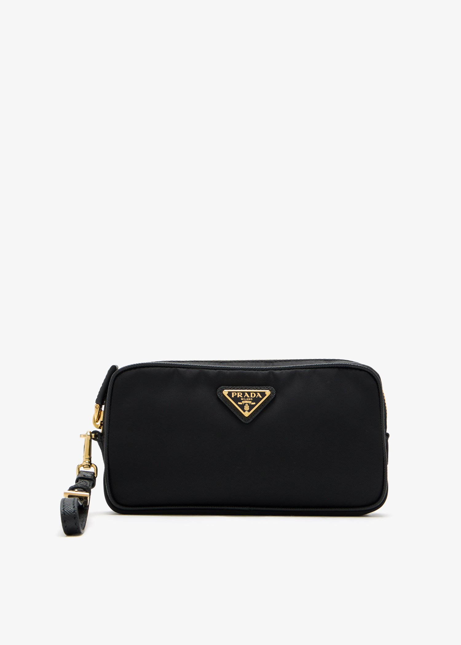 

Prada Re-Edition 1978 Re-Nylon and Saffiano leather pouch, Black