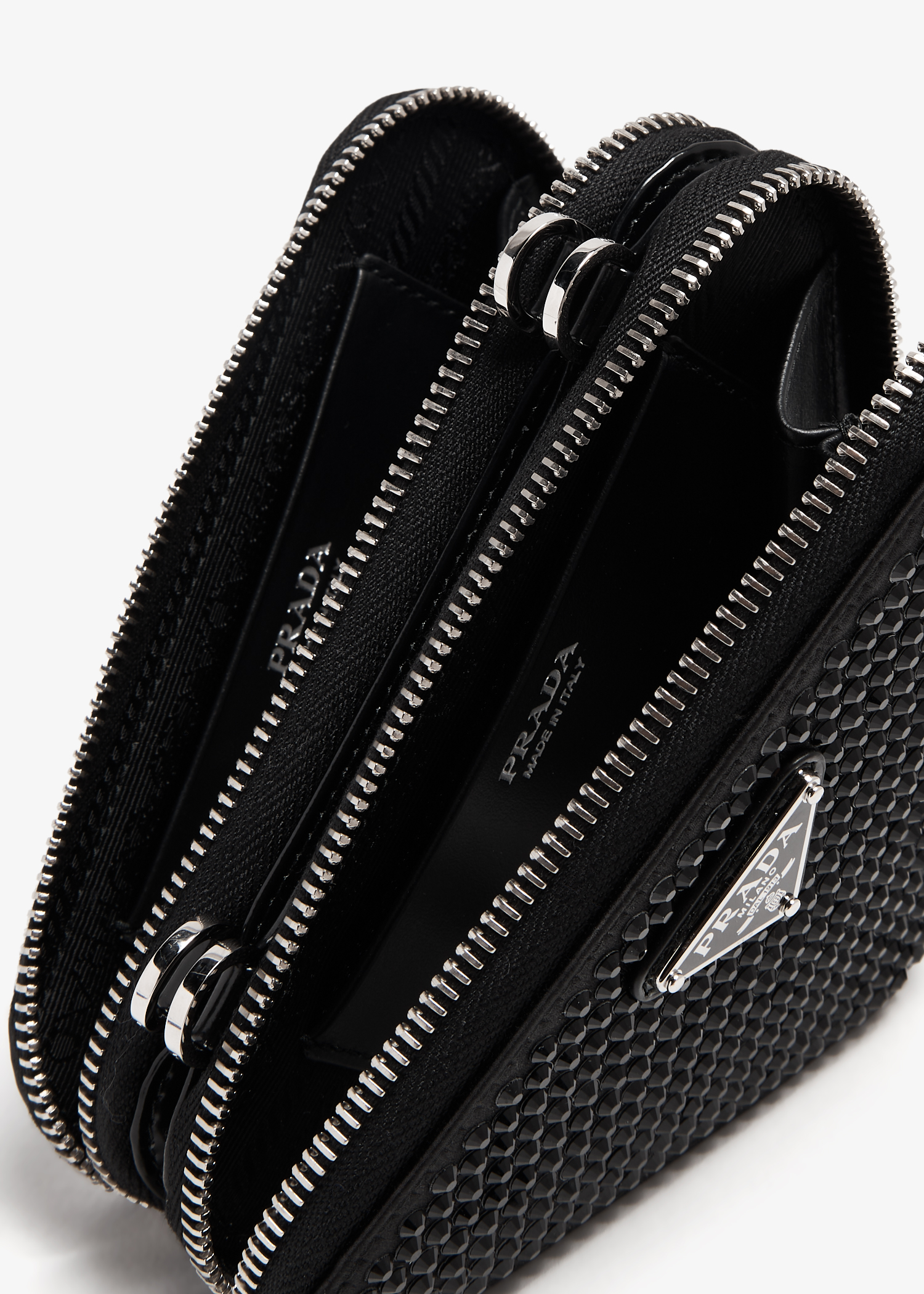★関税込★PRADA★MINI POUCH_UMK60 Prada Crochet and Leather Mini Pouch | Saks Fifth Avenue