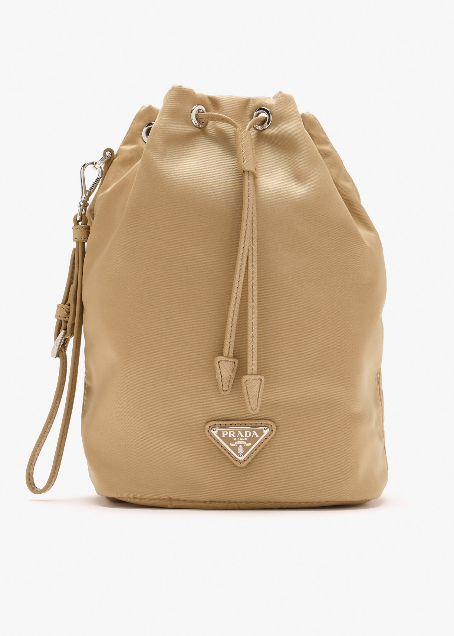 

Re-Nylon pouch, Beige