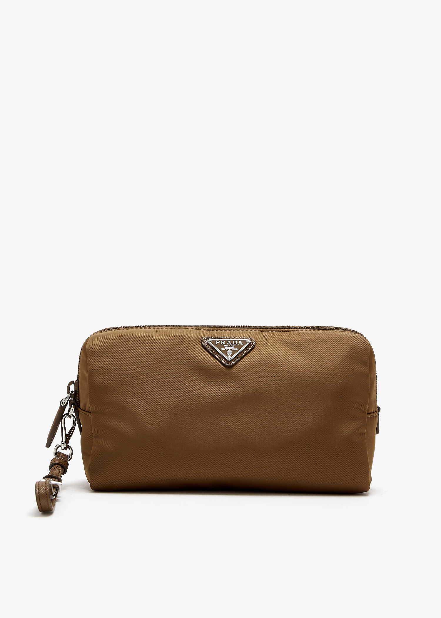 

Re-Nylon pouch, Brown