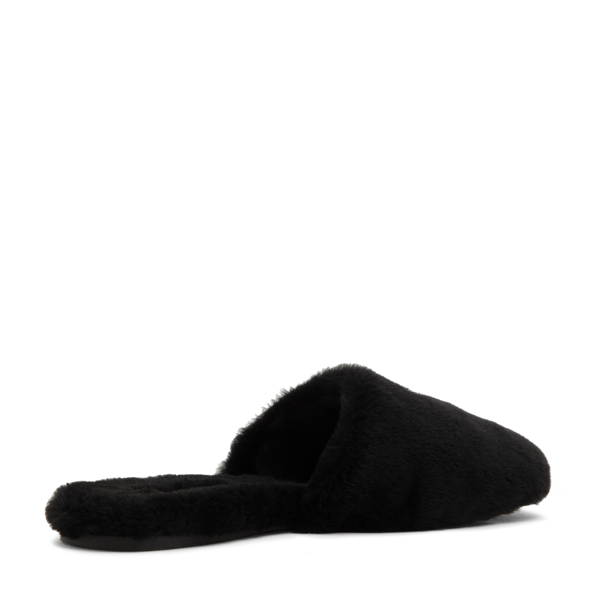 

Shearling slippers, Black