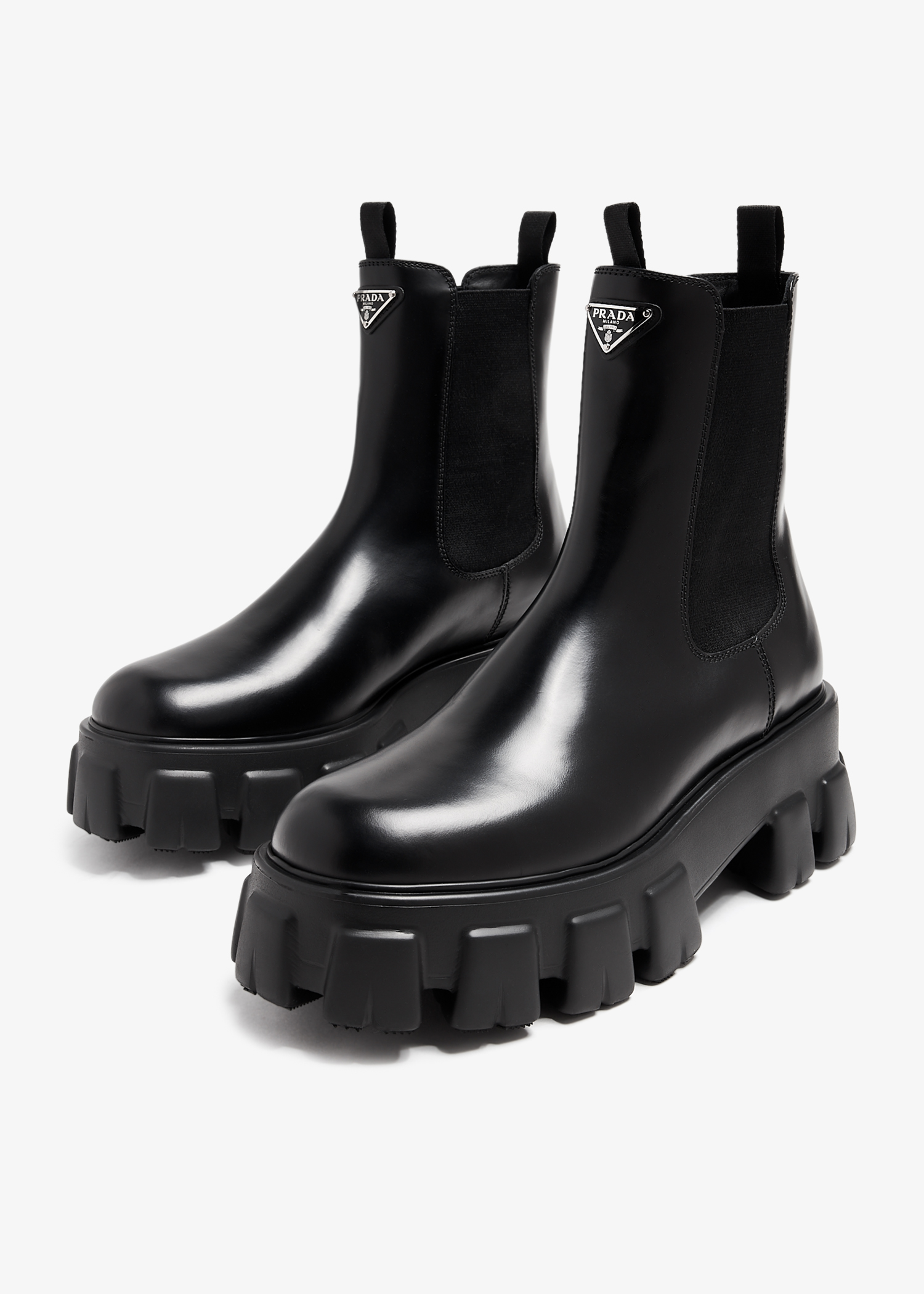 Prada Monolith Chelsea boots for Women - Black in UAE Prada Monolith Chelsea boots for Women - Black in UAE