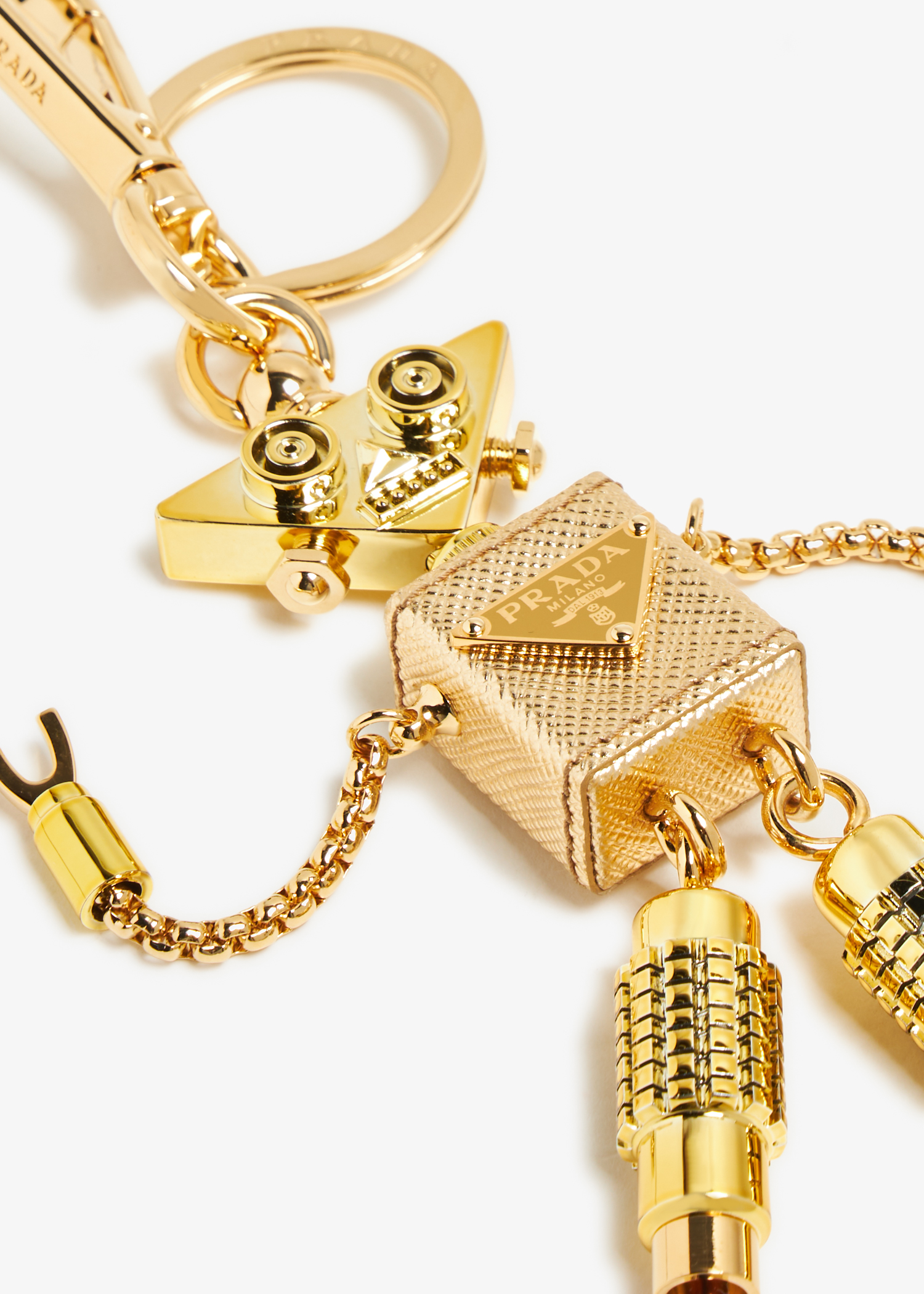 Robot keychain discount