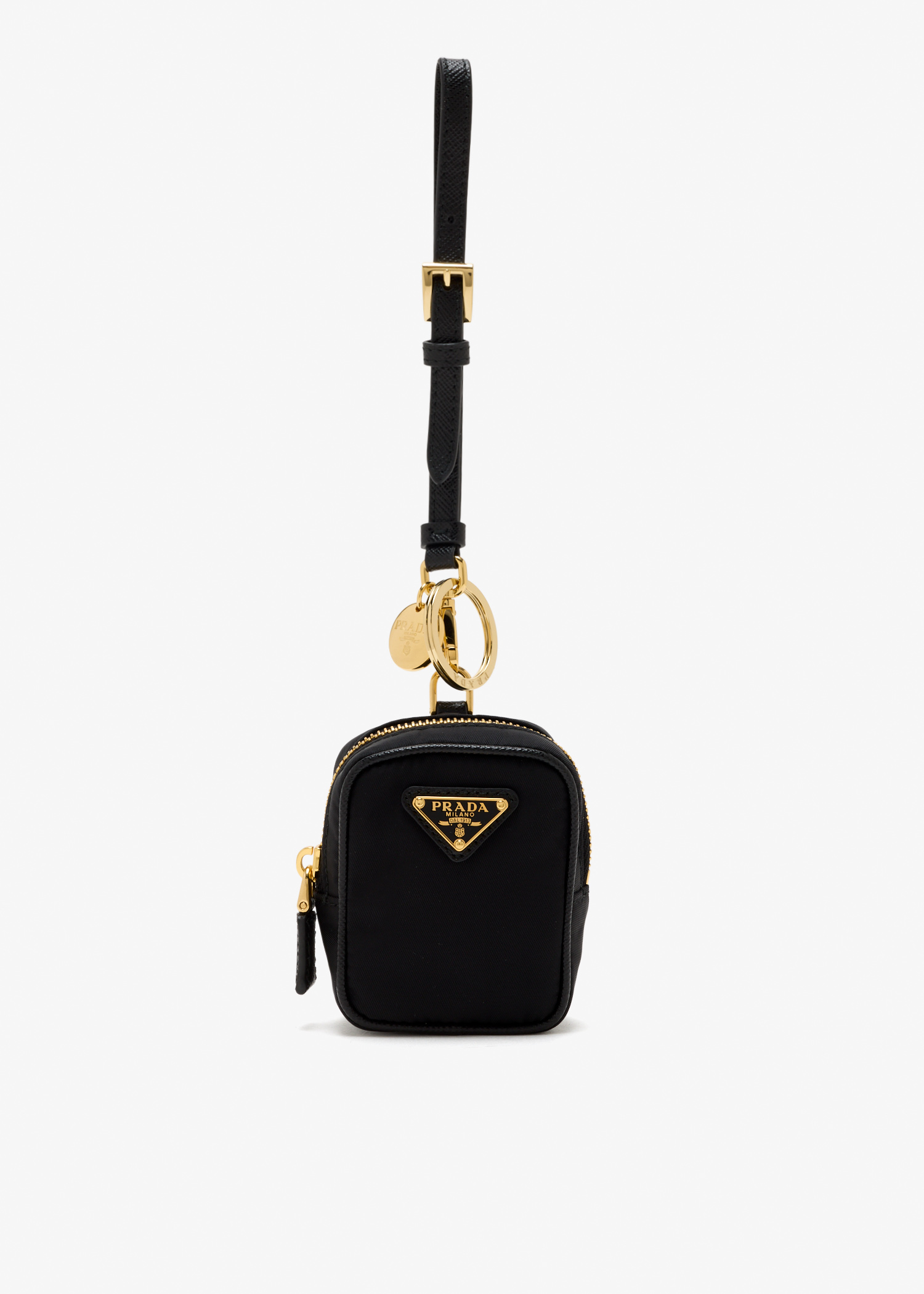 

Prada Re-Edition 1978 Re-Nylon mini pouch charm, Black