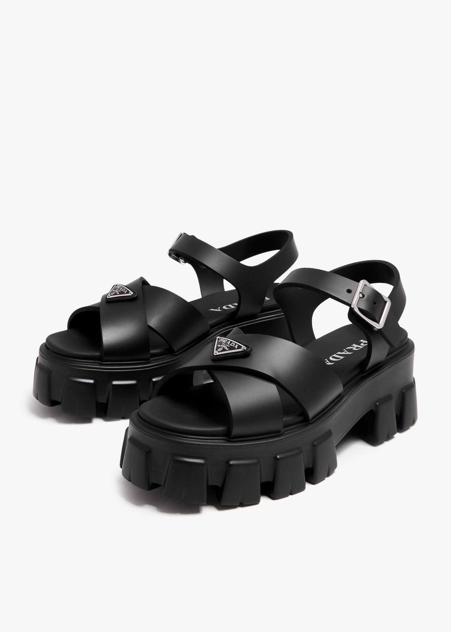 Prada sandals platform on sale