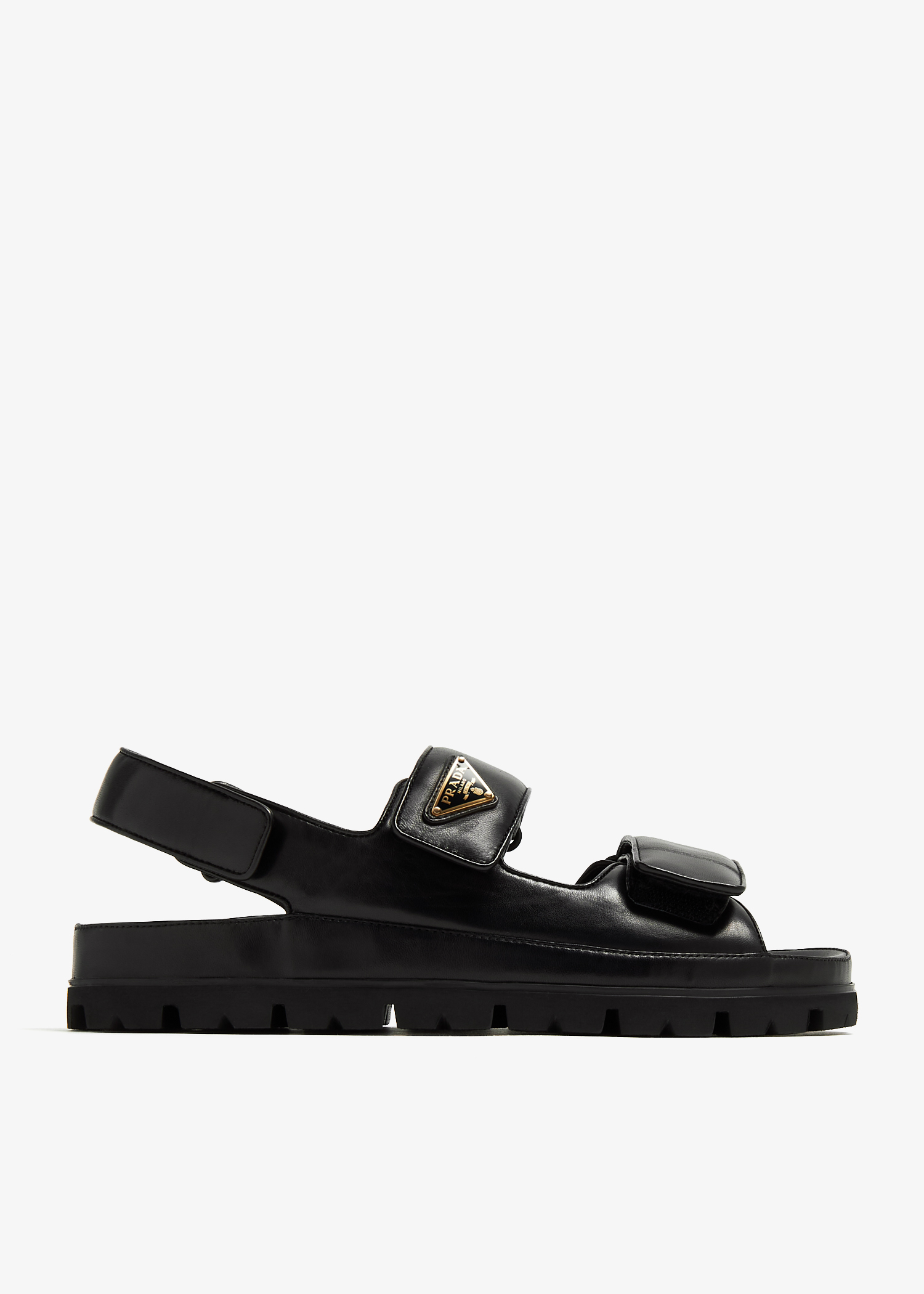 

Nappa leather sandals, Black