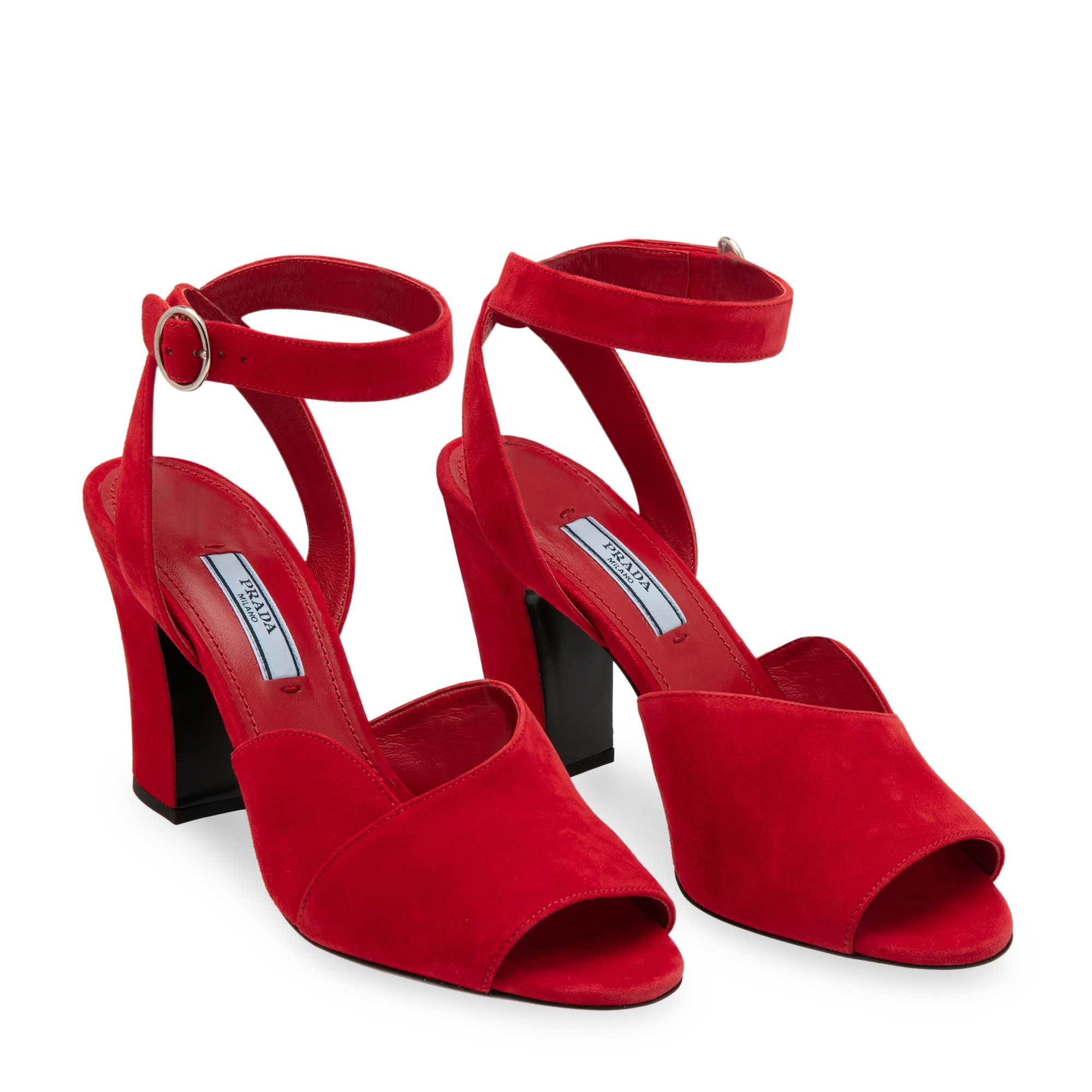 

Suede sandals, Red