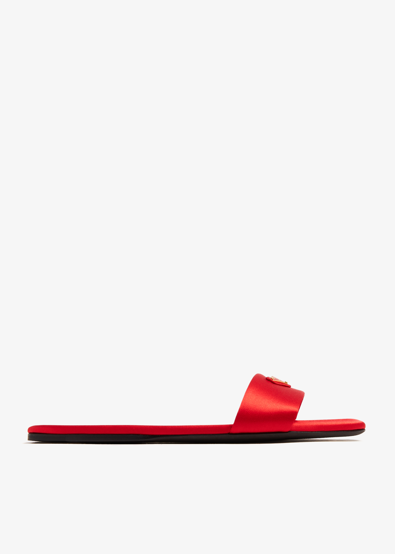

Satin slides, Red