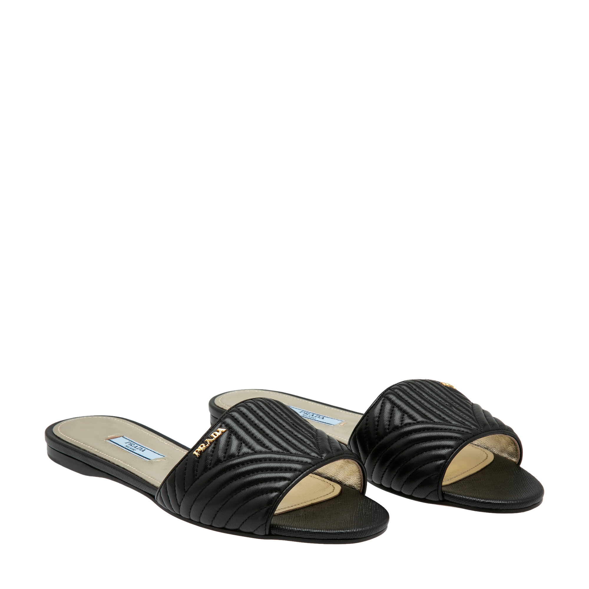 

Leather sandals, Black