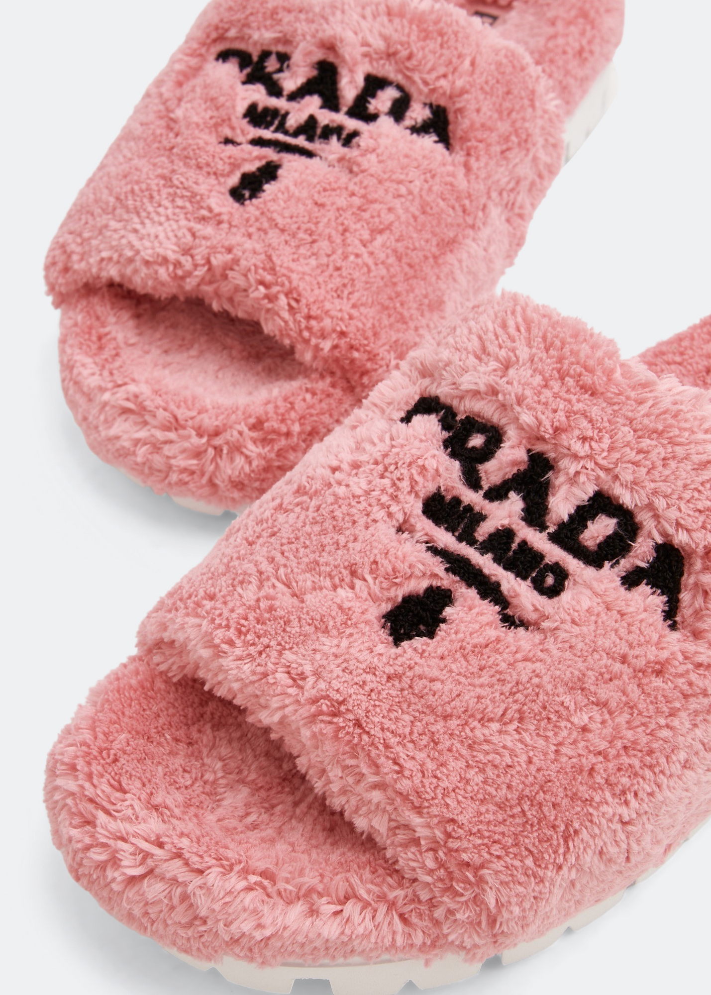 

Terry cloth slides, Pink