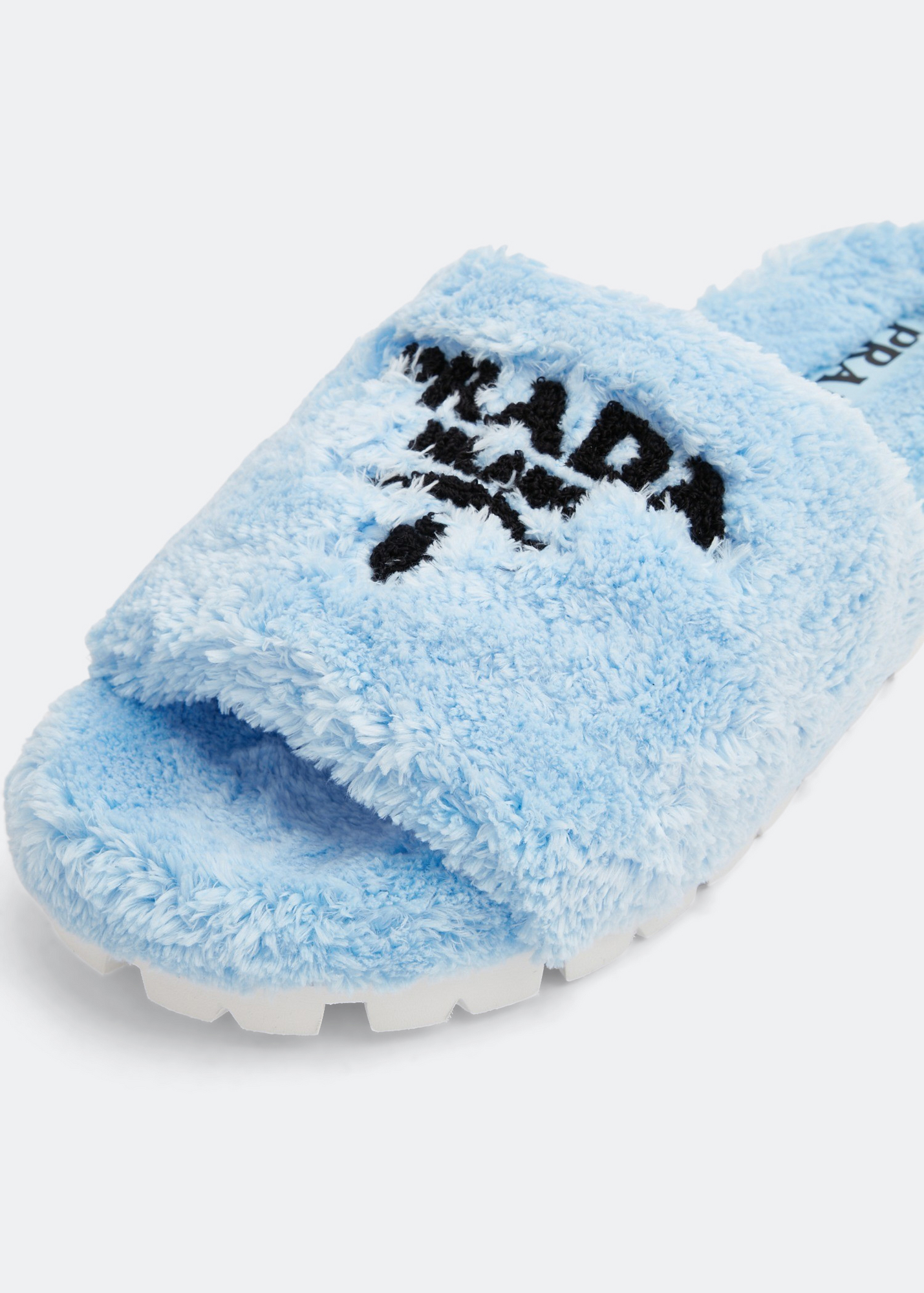 

Terry cloth slides, Blue