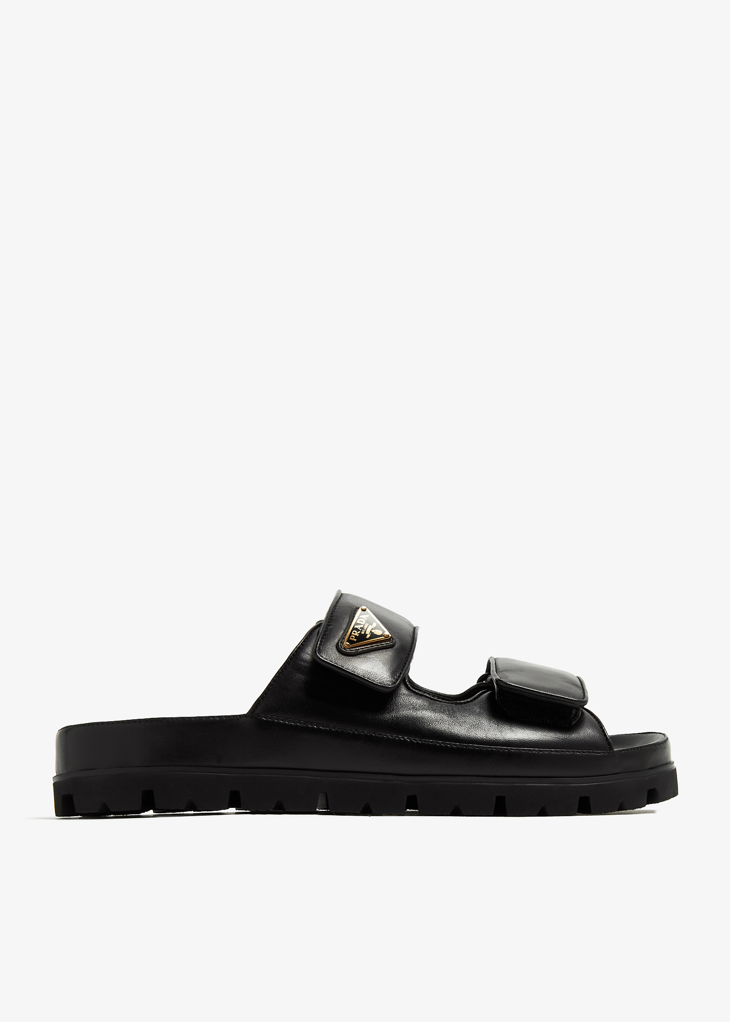 

Nappa leather sandals, Black