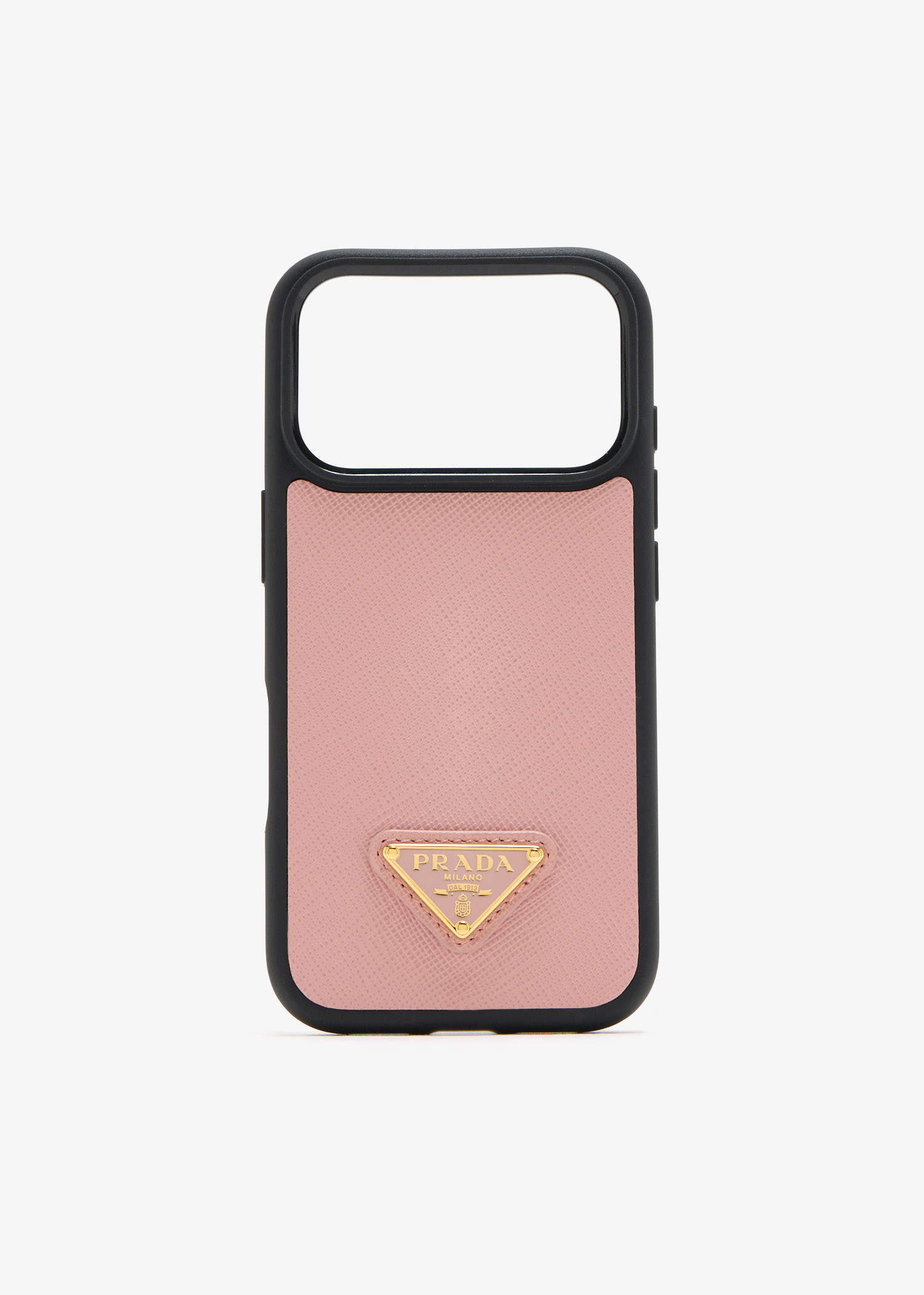 

iPhone 17 Pro saffiano leather case, Pink