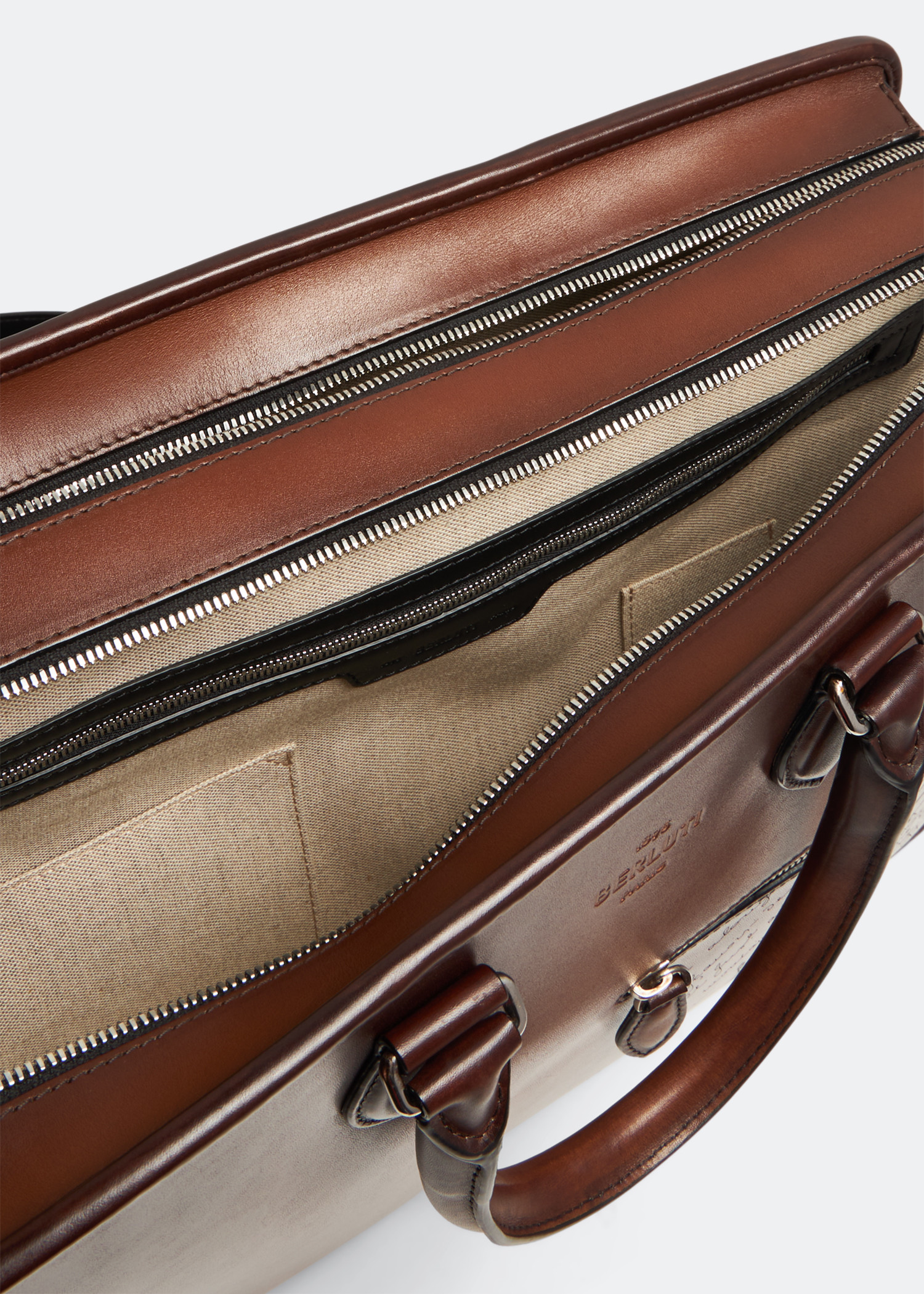 Berluti Un Jour Scritto briefcase for Men - Brown in UAE Berluti Un Jour Scritto briefcase for Men - Brown in UAE