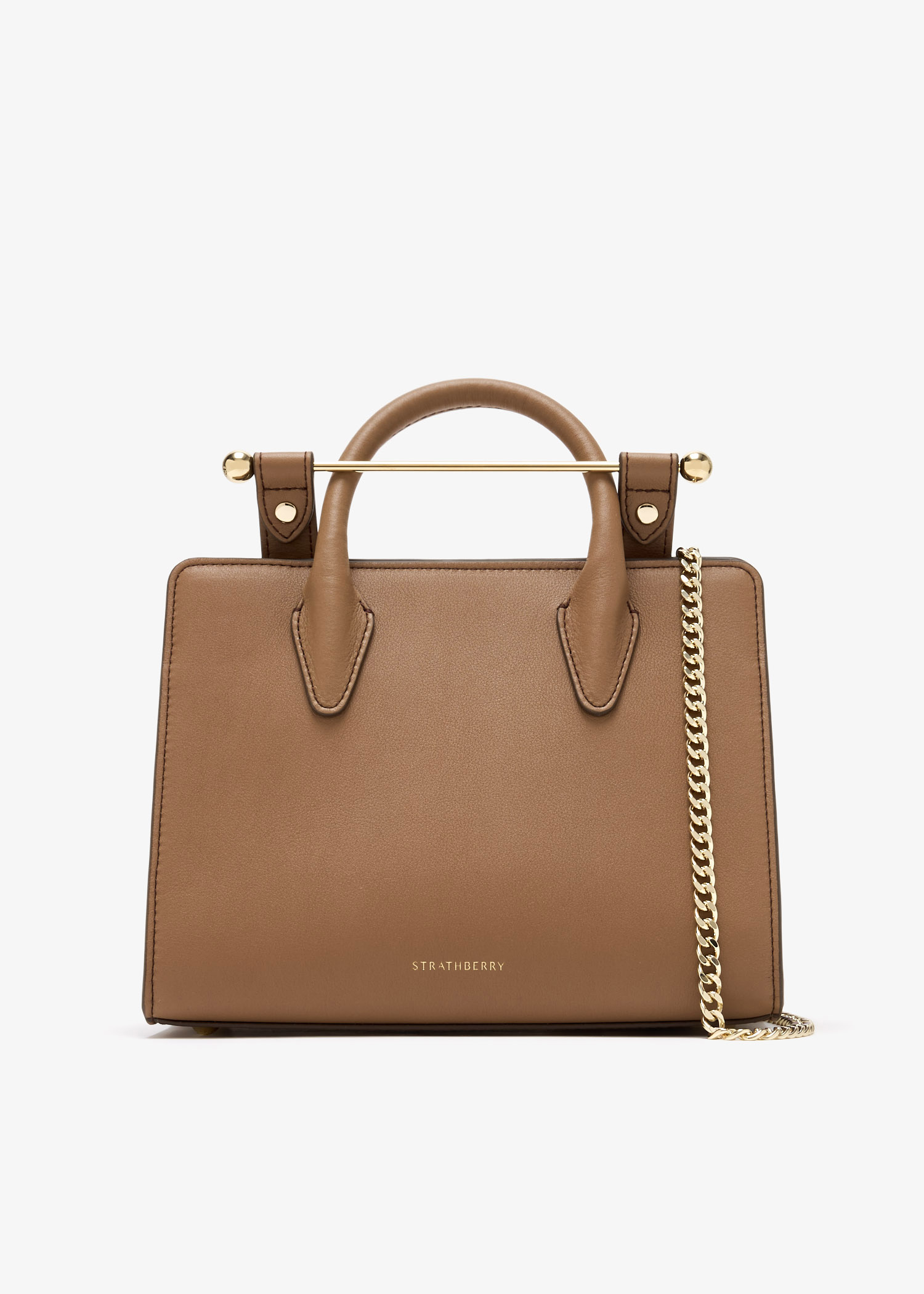 

Mini tote bag, Brown