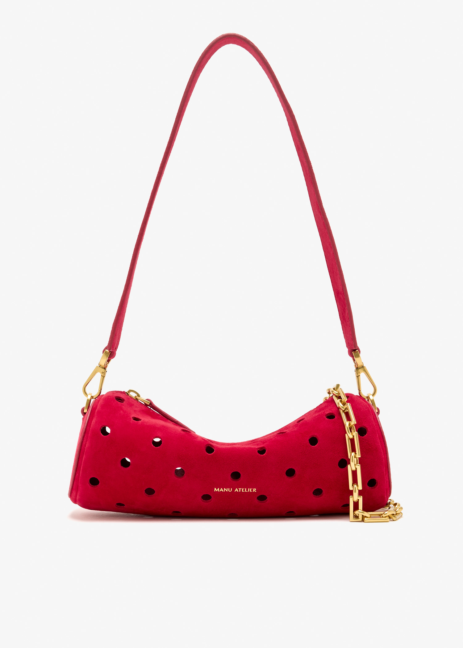 

Mini Cylinder shoulder bag, Red